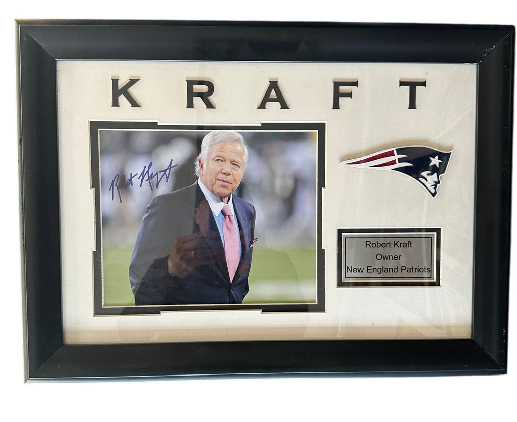 New England Patriots - Robert Kraft autographed 8x10