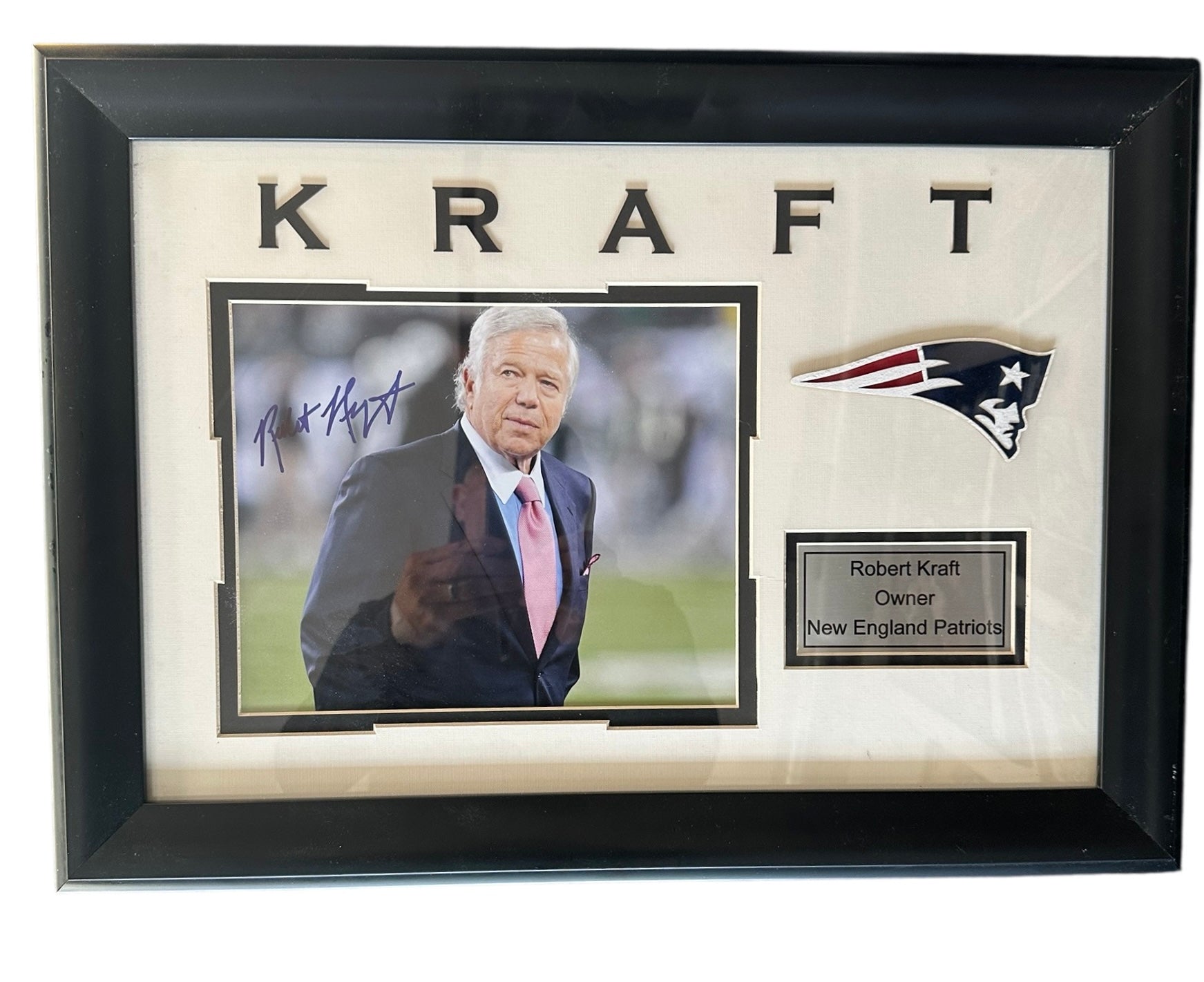 New England Patriots - Robert Kraft autographed 8x10