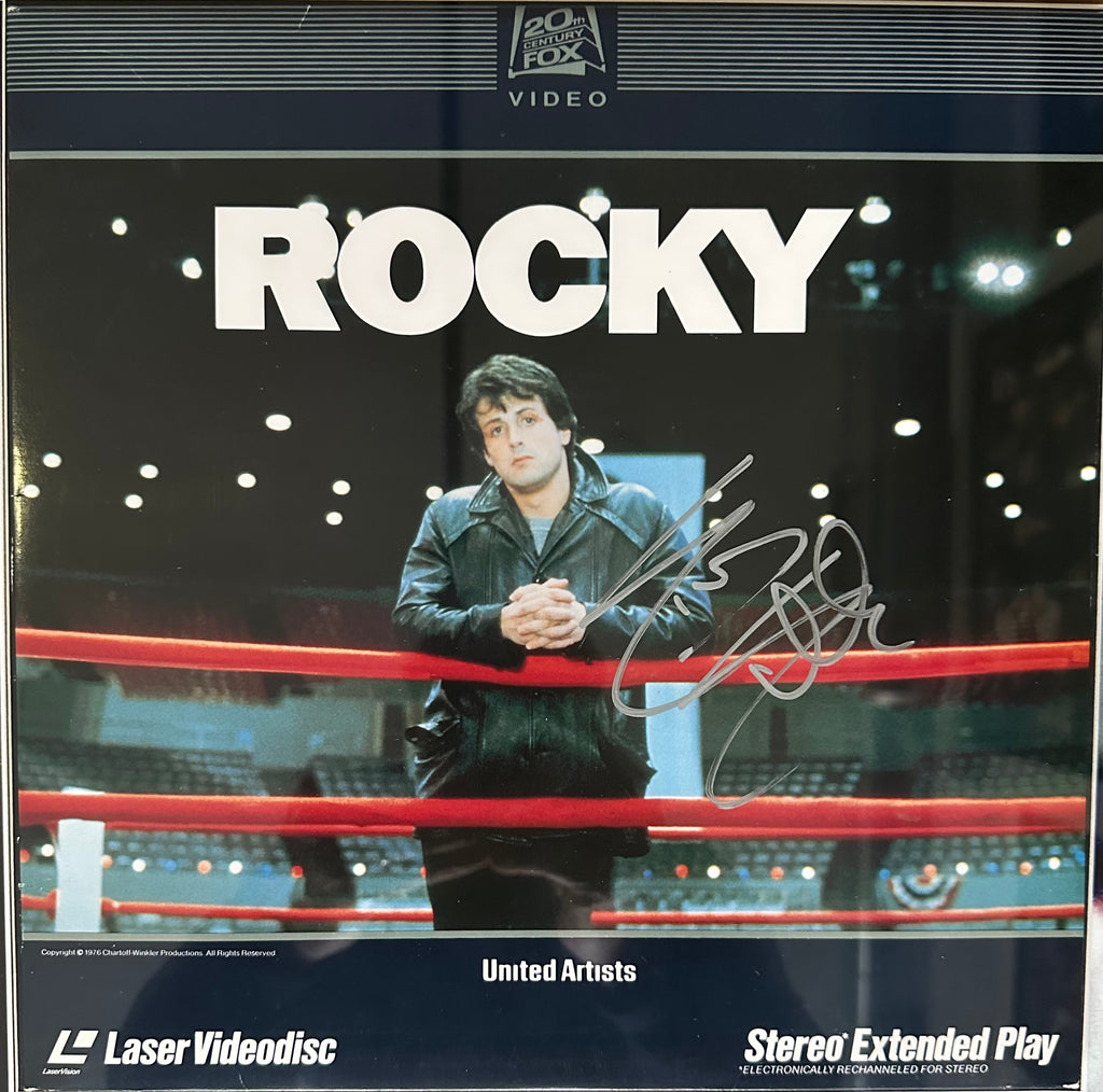 Rocky the "Italian Stallion" - Autographed Laser Disc