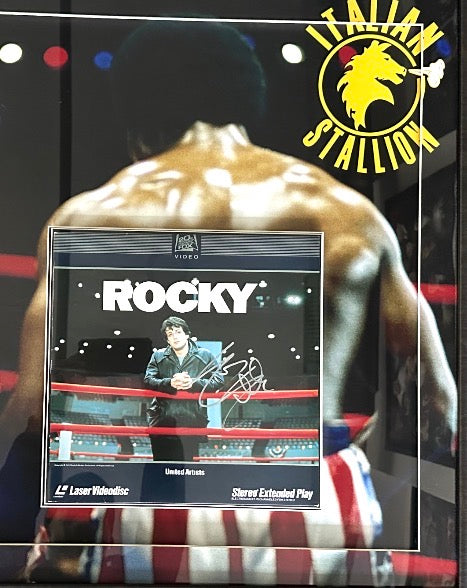 Rocky the "Italian Stallion" - Autographed Laser Disc