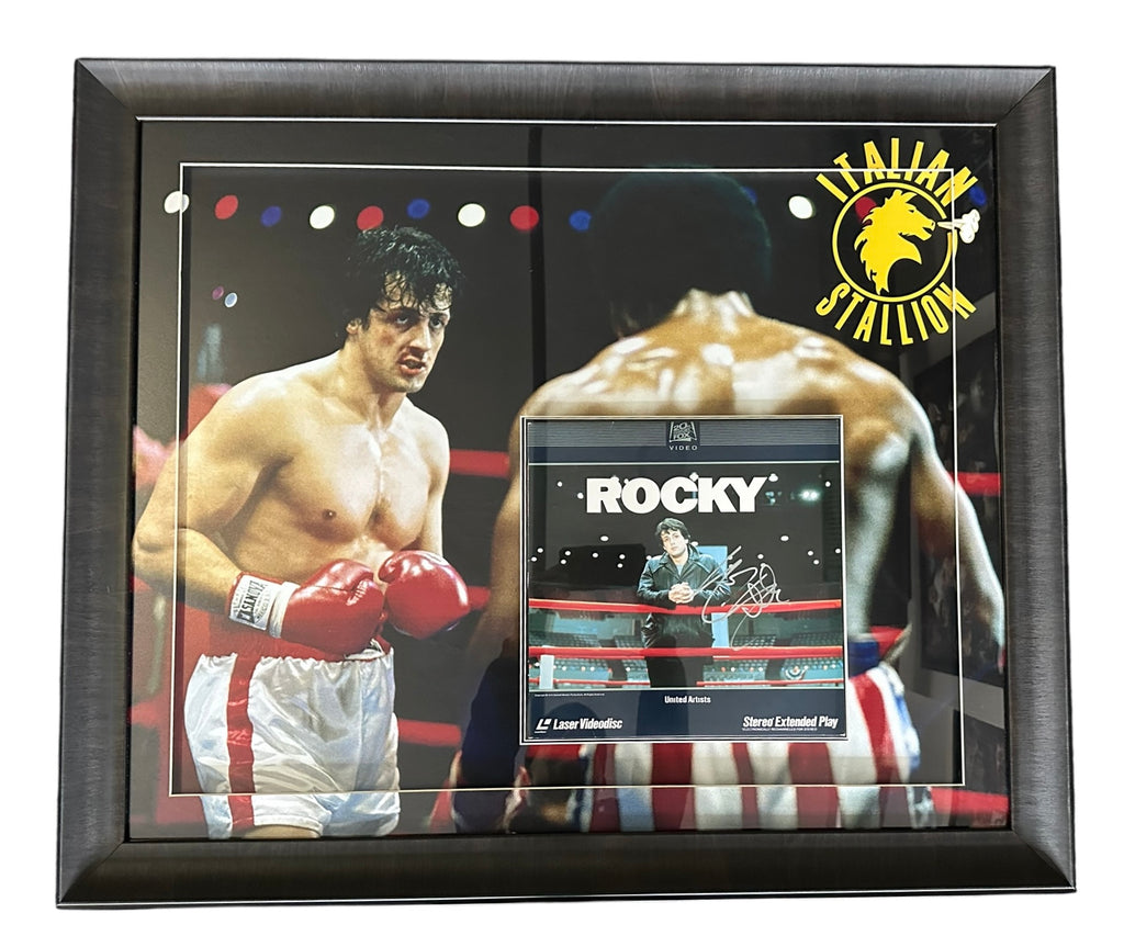Rocky the "Italian Stallion" - Autographed Laser Disc