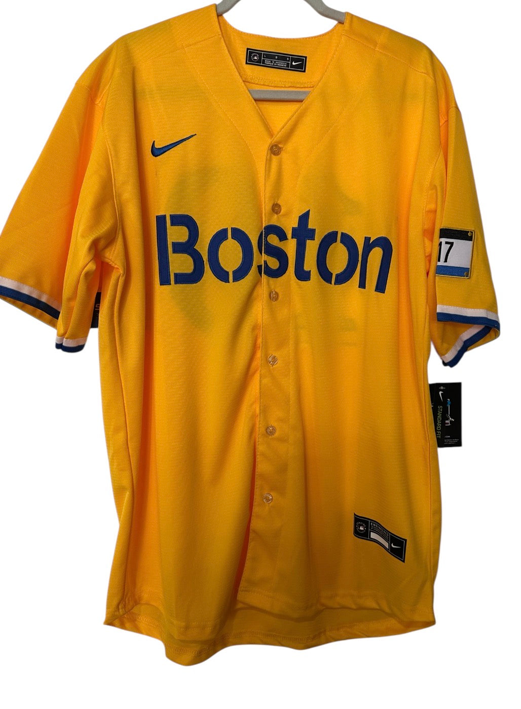 Boston Red Sox - Roman Anthony MLB jersey Yellow