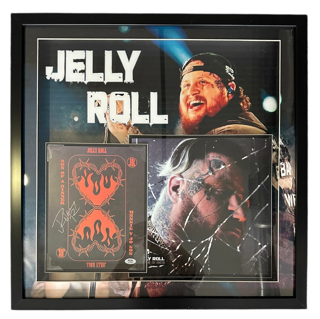 Jelly Roll autographed custom picture