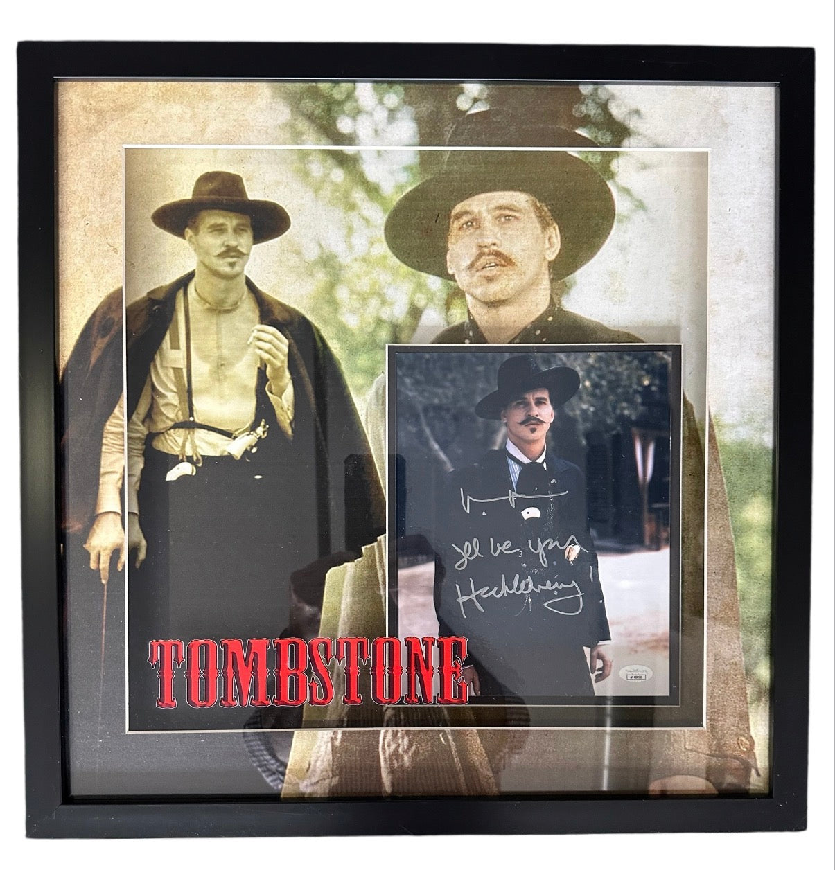 Tombstone Val Kilmer autographed