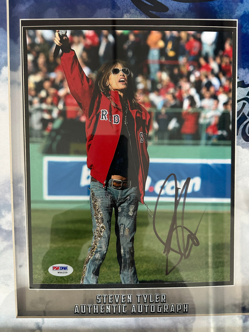 Aerosmith - Steven Tyler at Fenway Park autographed