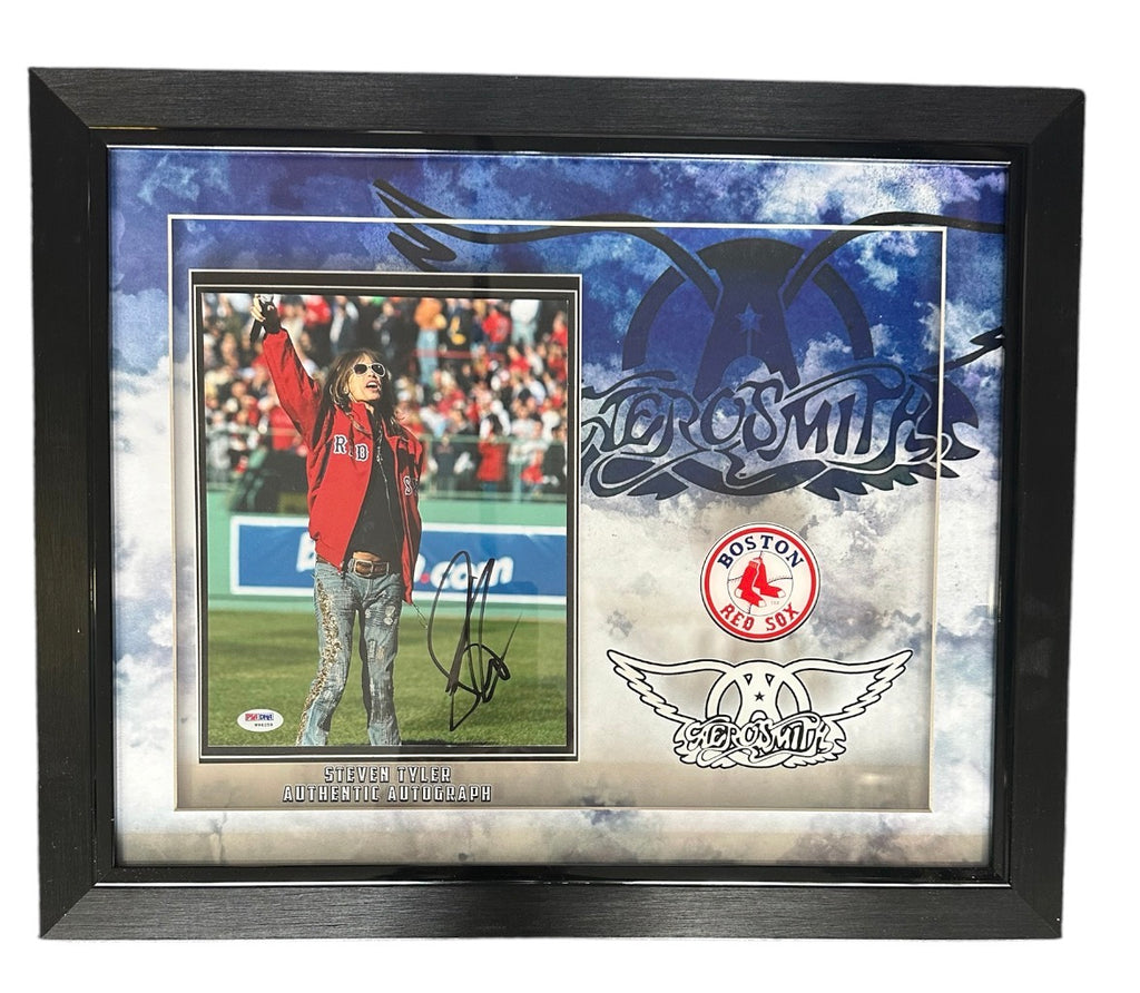 Aerosmith - Steven Tyler at Fenway Park autographed