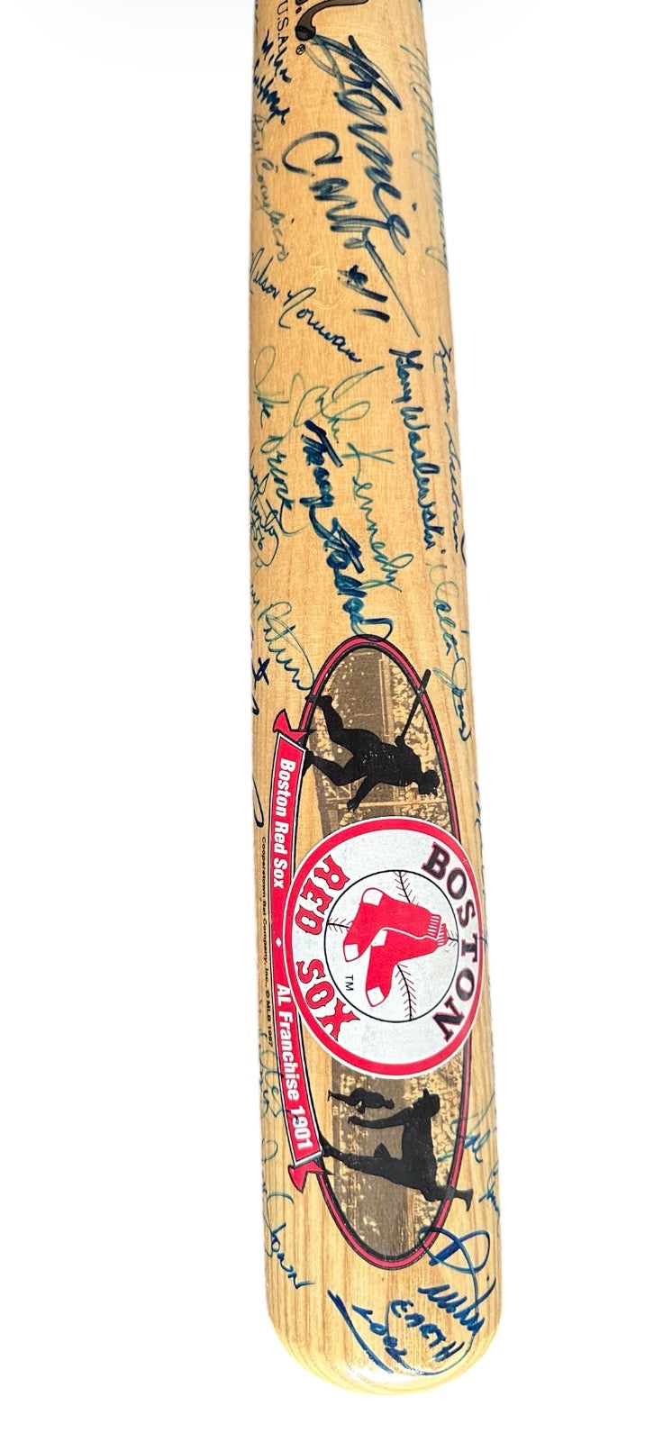 Boston Red Sox - Cooperstown bat 1963 -1998 (60 Autographs)