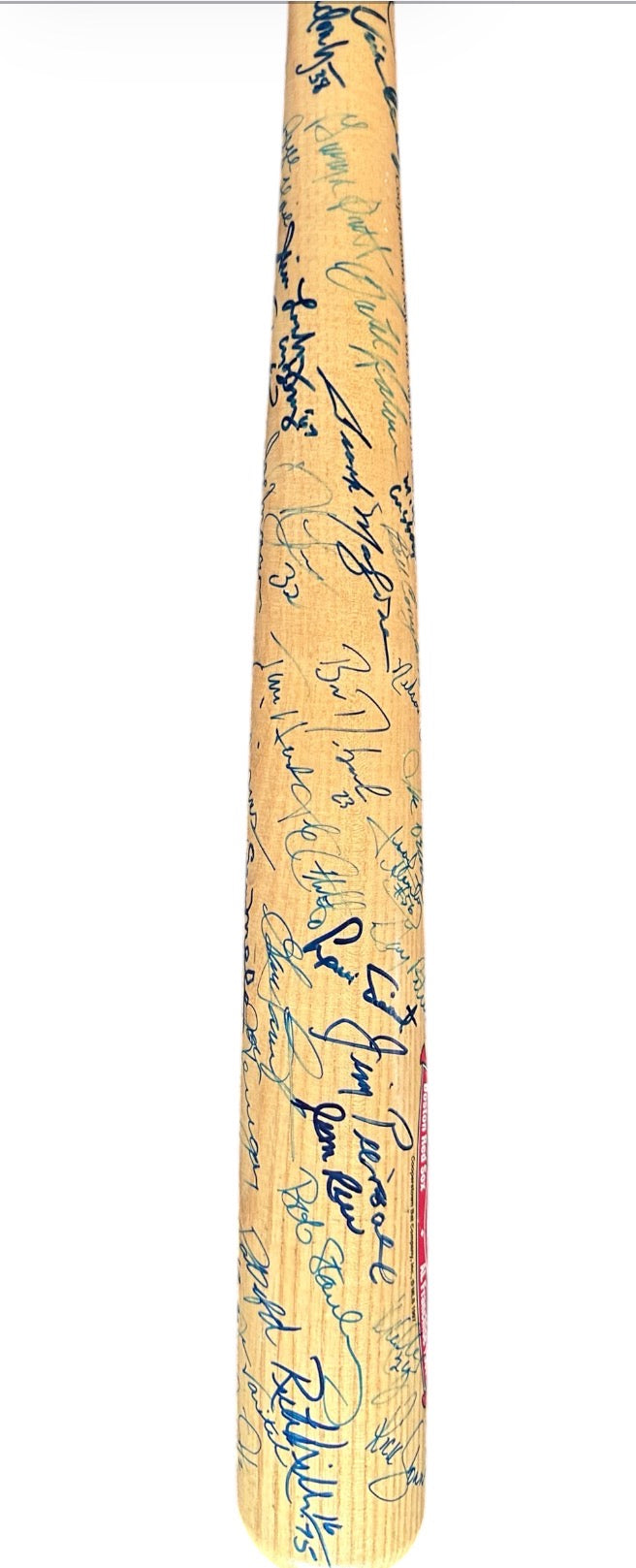 Boston Red Sox - Cooperstown bat 1963 -1998 (60 Autographs)