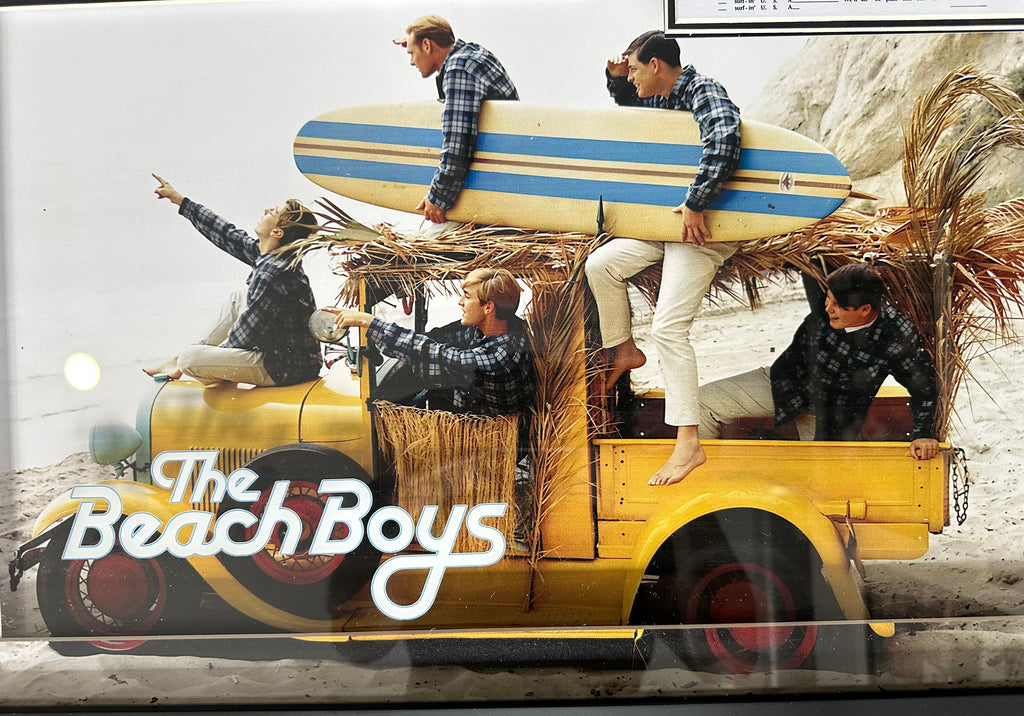 The Beach Boys Brian Wilson autographed 8x10 photo with "Surfin' U.S.A." sheet music