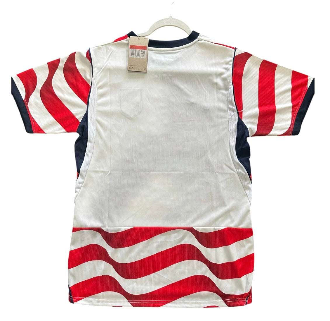 USA Soccer Jersey red and white with blue trim