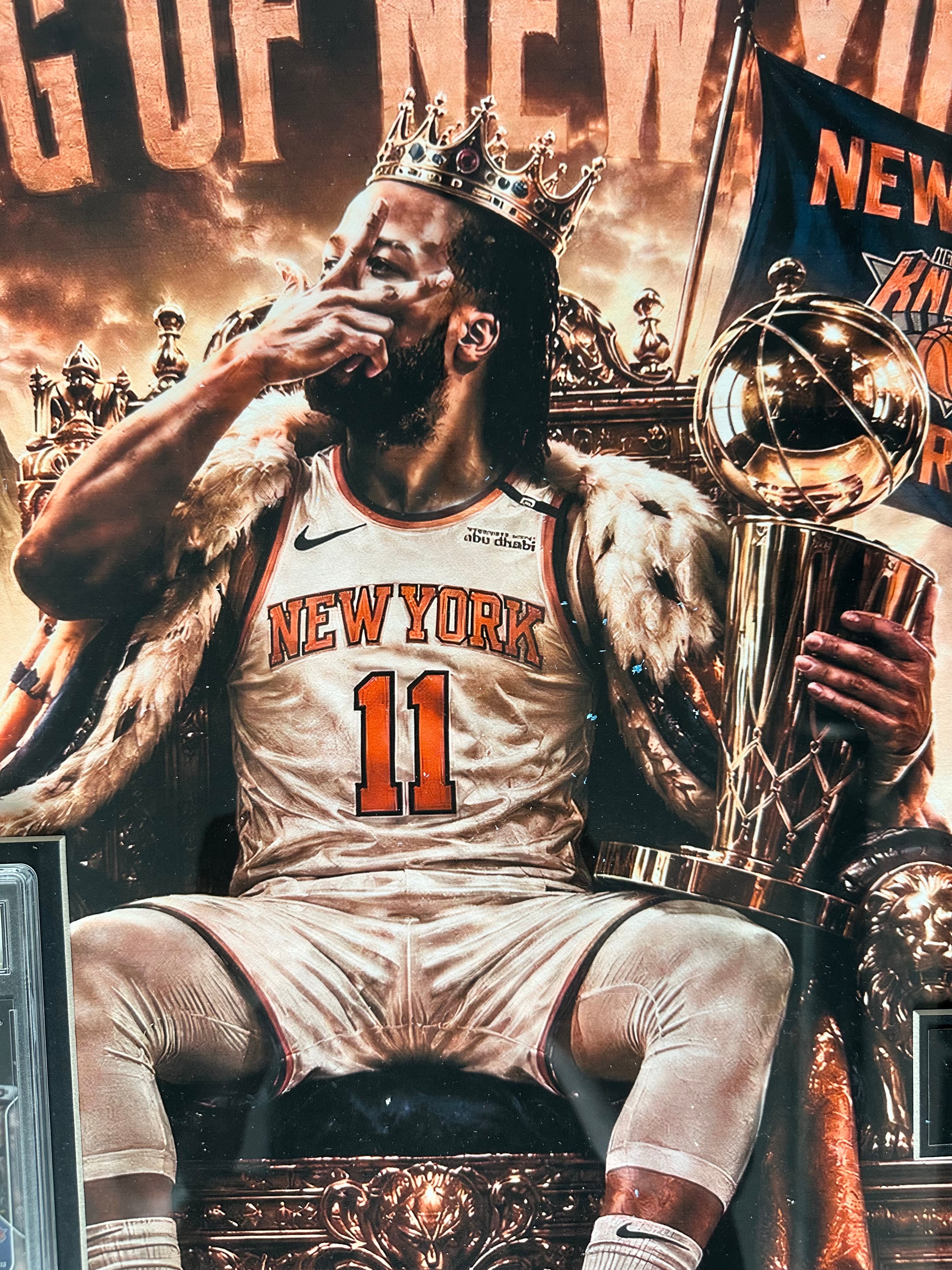Jalen Brunson NY Knicks 2026 MVP with graded 10 MVP Topps card