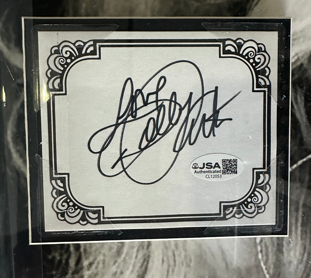 Dolly Parton Country Music Legend autographed with quote
