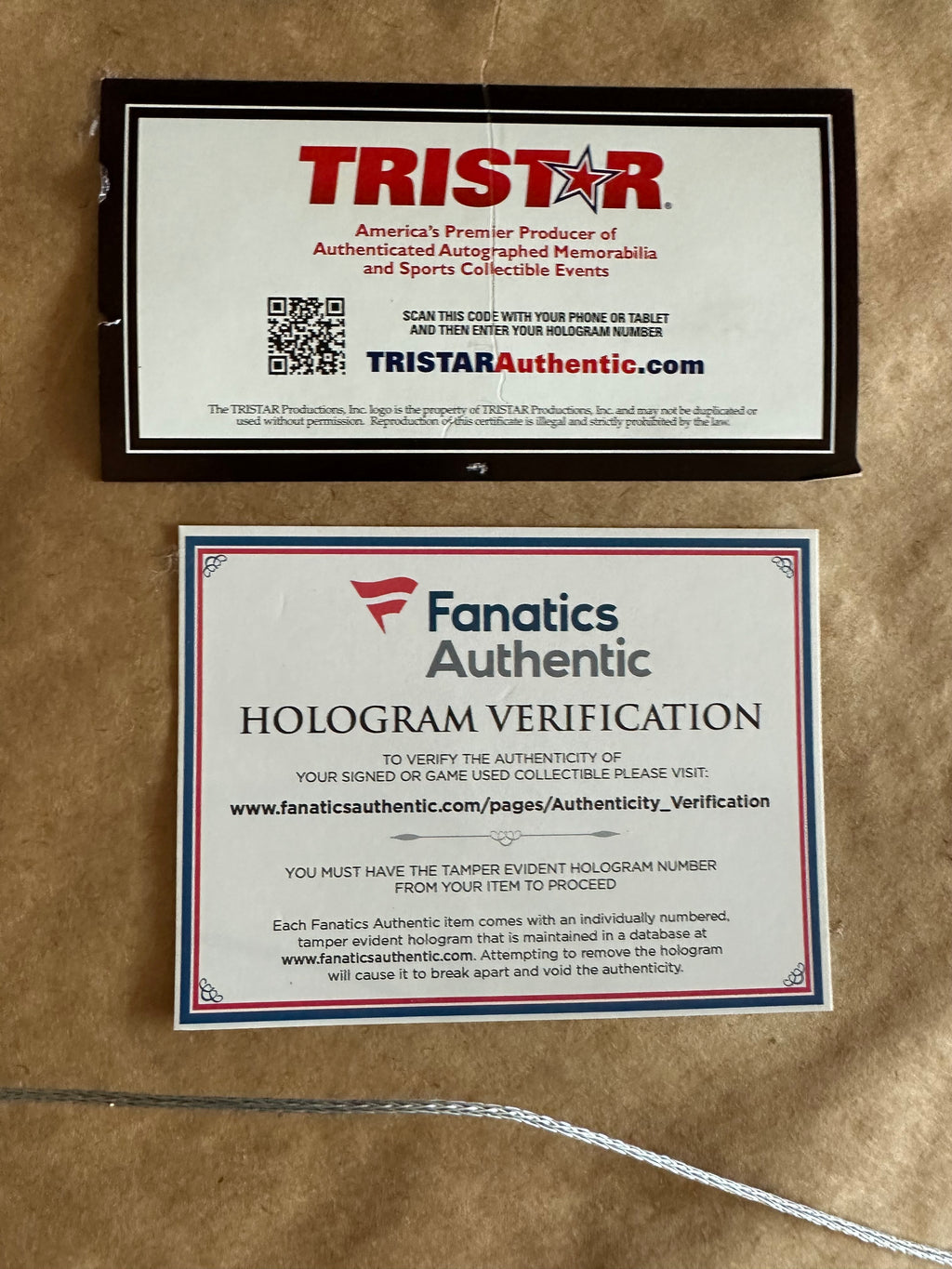 Legends Tom Brady & Peyton Manning - Autographed (2)