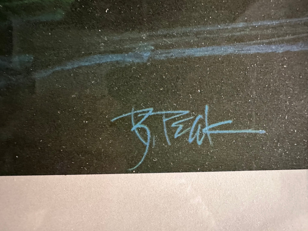 Johnny Unitas Colts QB -  Autographed Lithograph