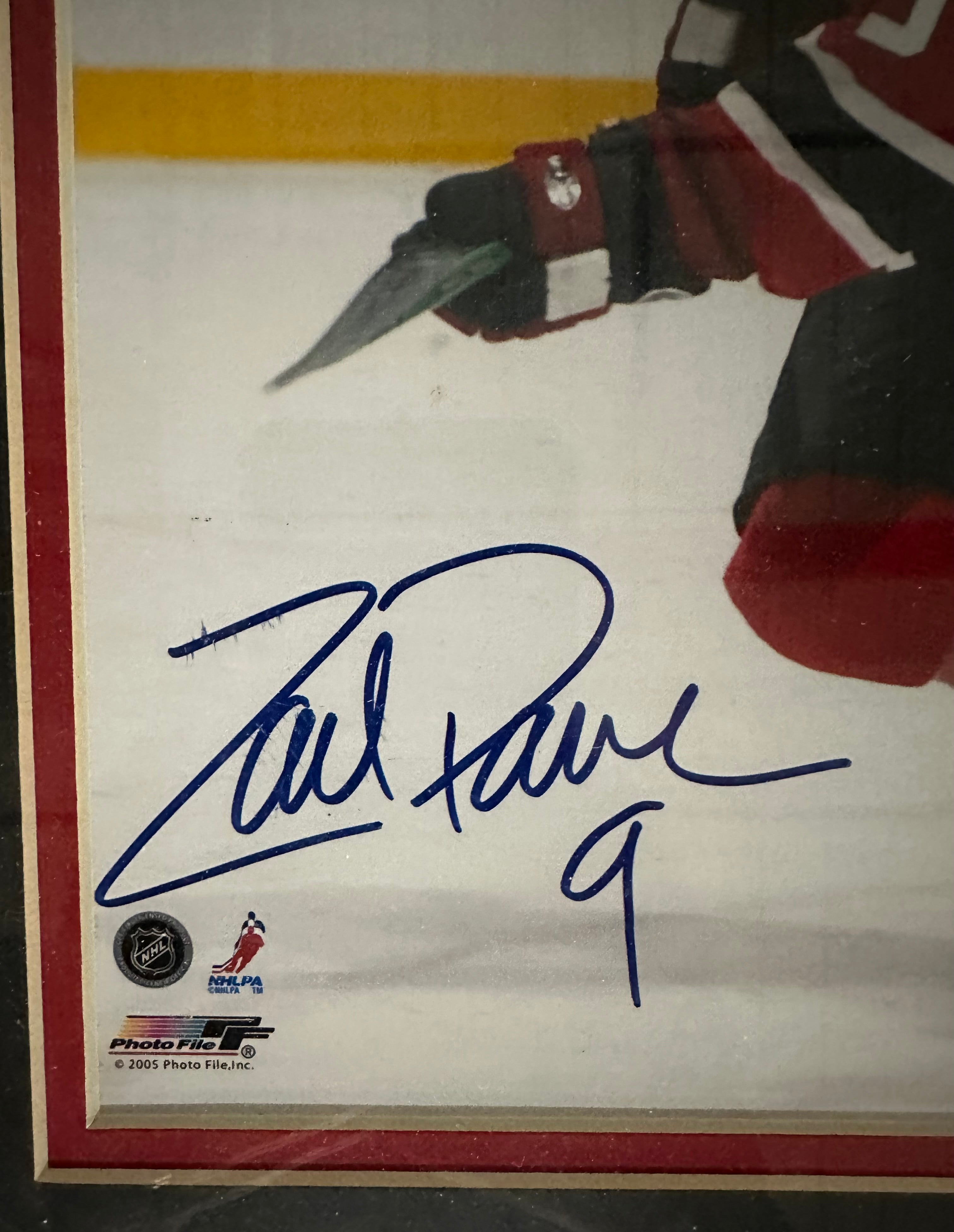 New Jersey Devils - Zack Parise Autographed Photo
