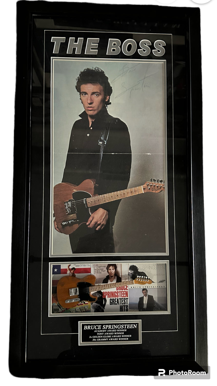 Bruce Springsteen Award Winner Autographed