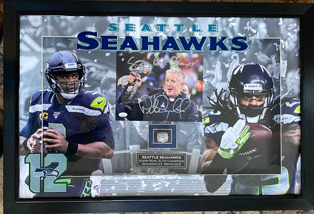 Seattle Seahawks Super Bowl Champs Autographed