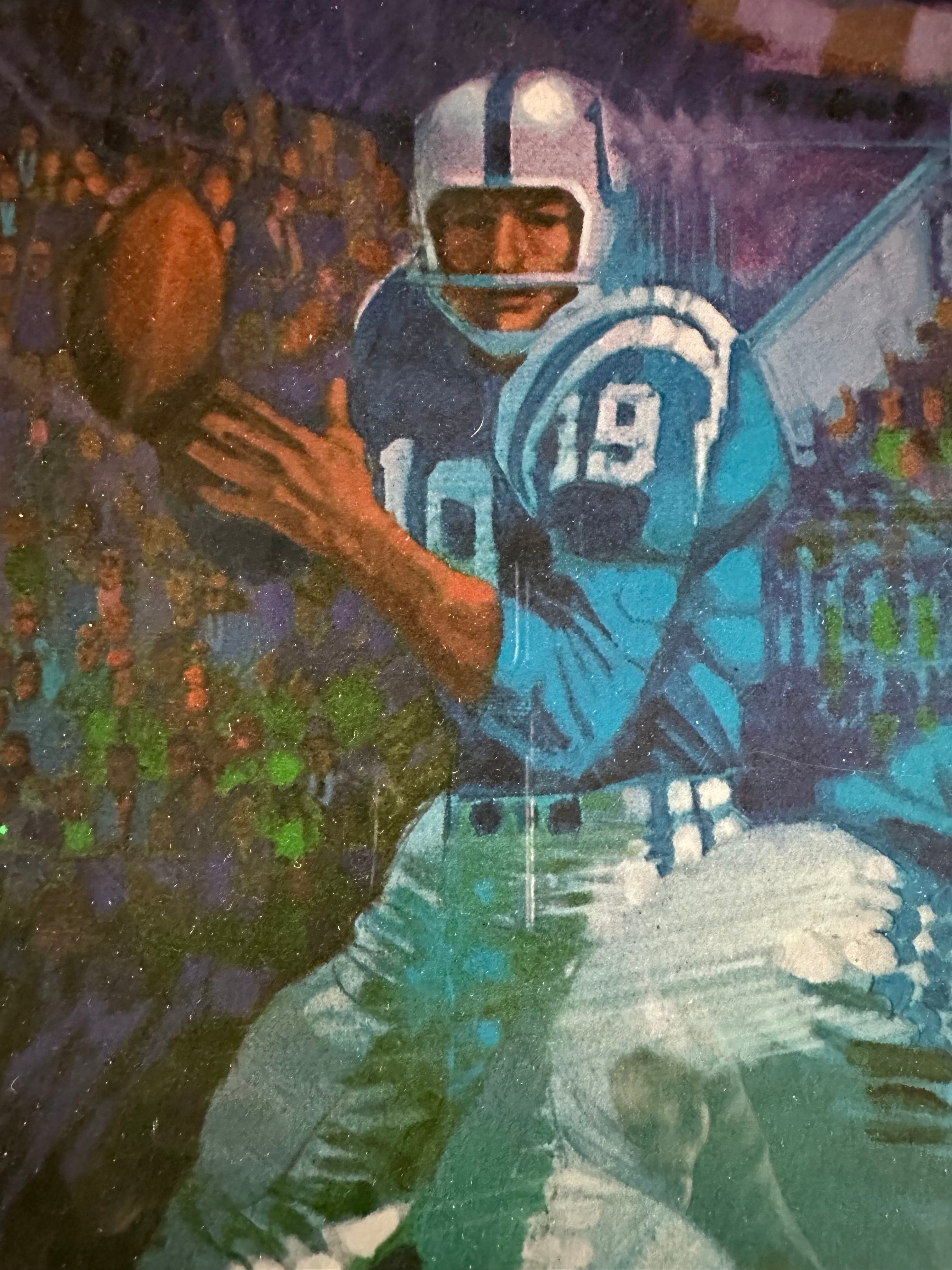 Johnny Unitas Colts QB -  Autographed Lithograph