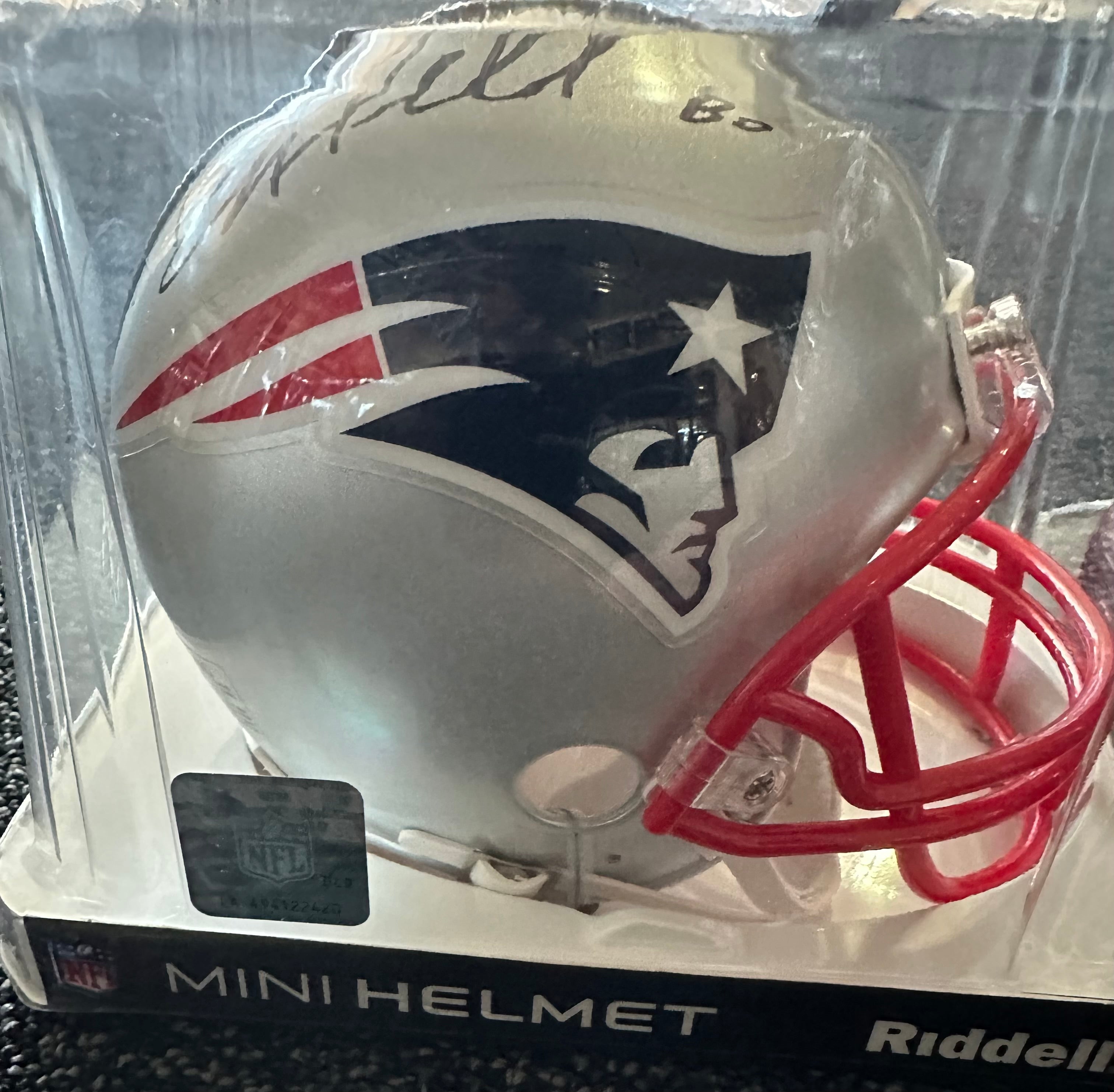 New England Patriots - Danny Amendola Autographed Mini Helmet