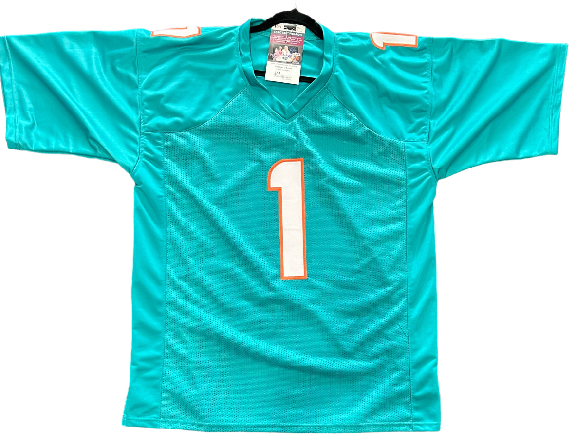 Miami Dolphins - Tua Tagovailoa Autograhed Football Jersey