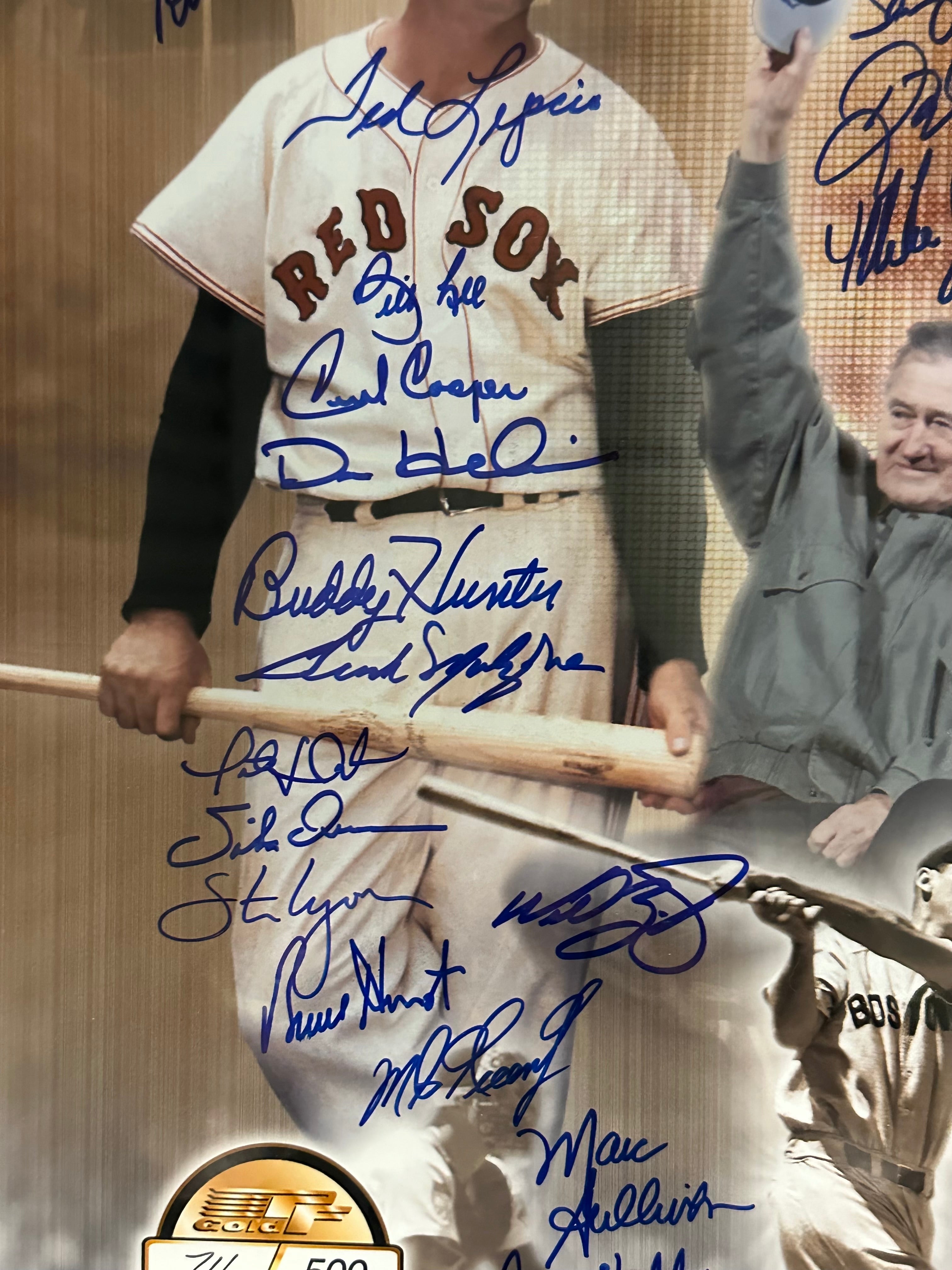 Boston Red Sox - Friends of Ted Williams with Multiple Autographs