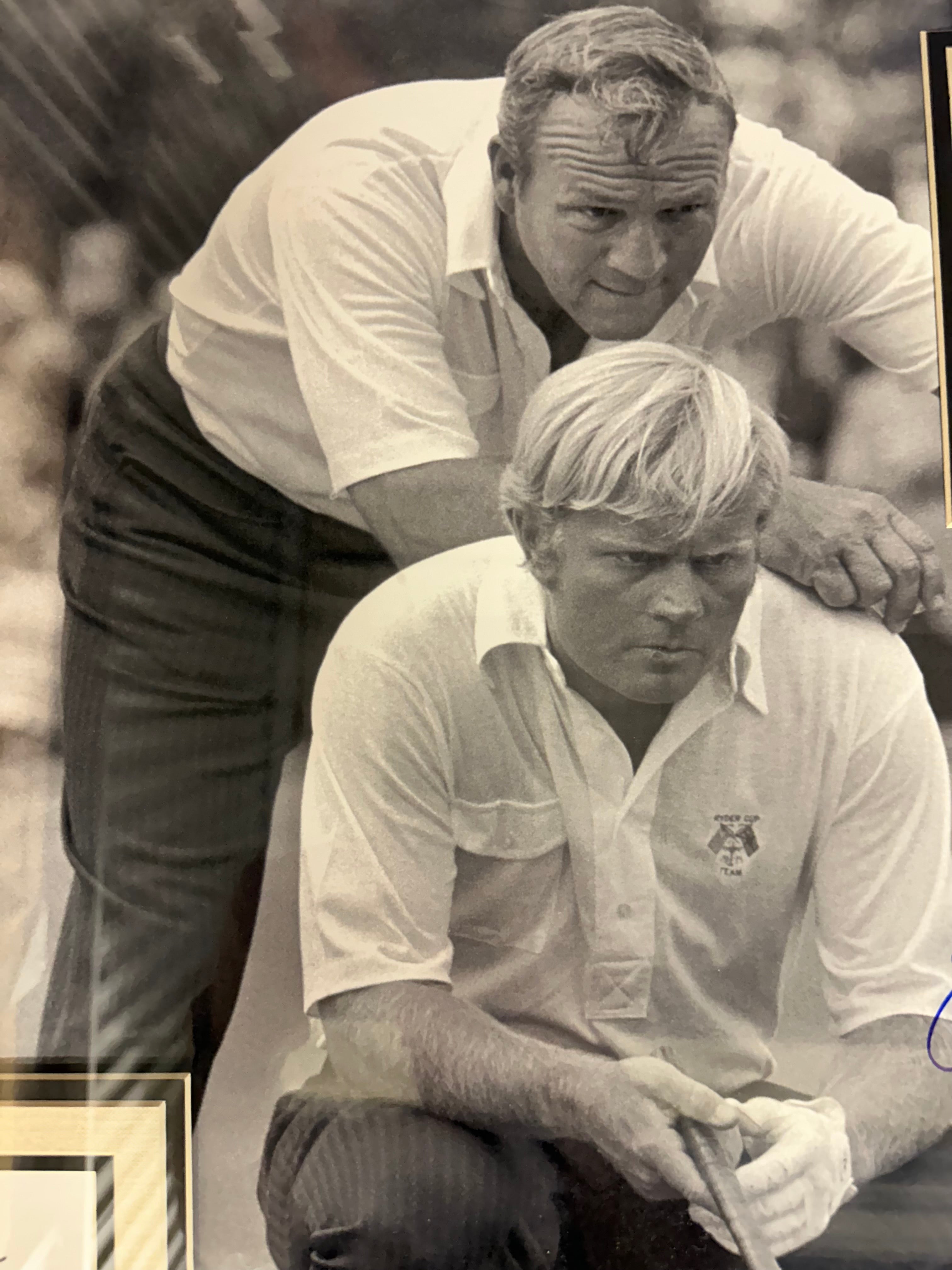 Golf Legends Jack Nicklaus & Arnold Palmer Autographed