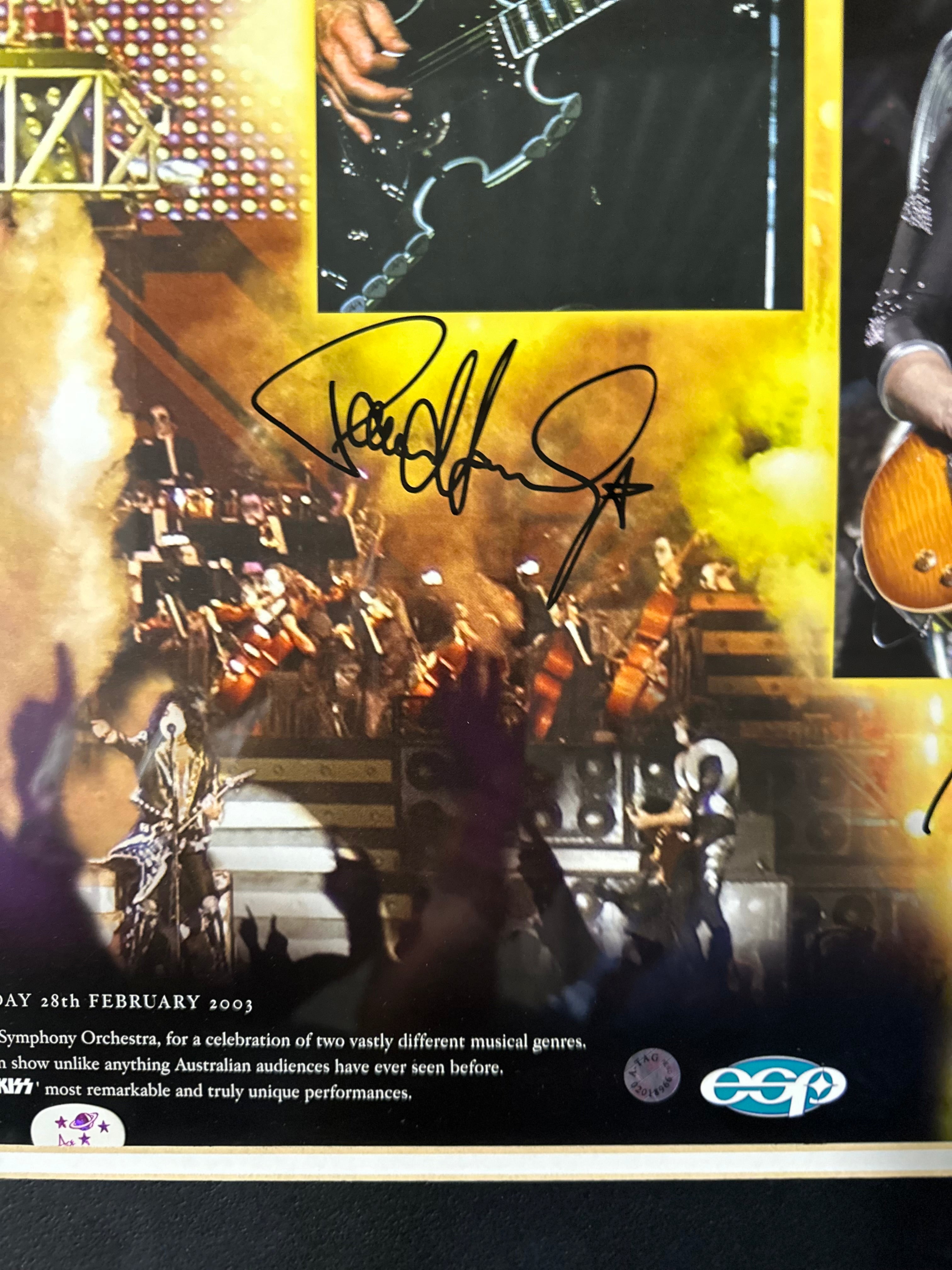 KISS Autographed by Original 4 and Tommy Thayer