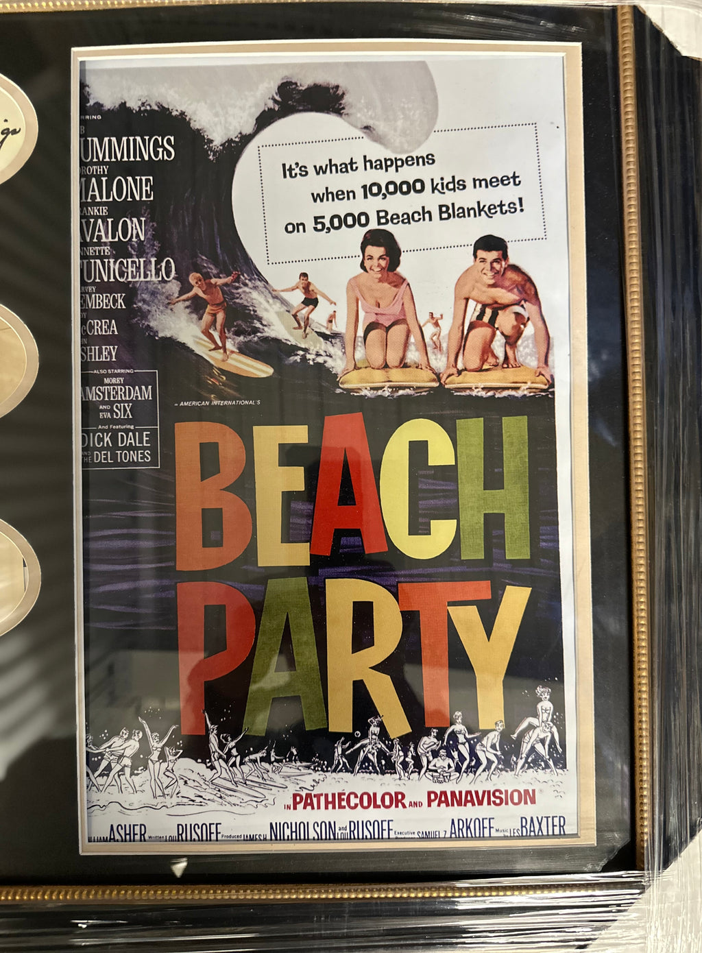 Beach Party - Cast Signed Autographed Cut