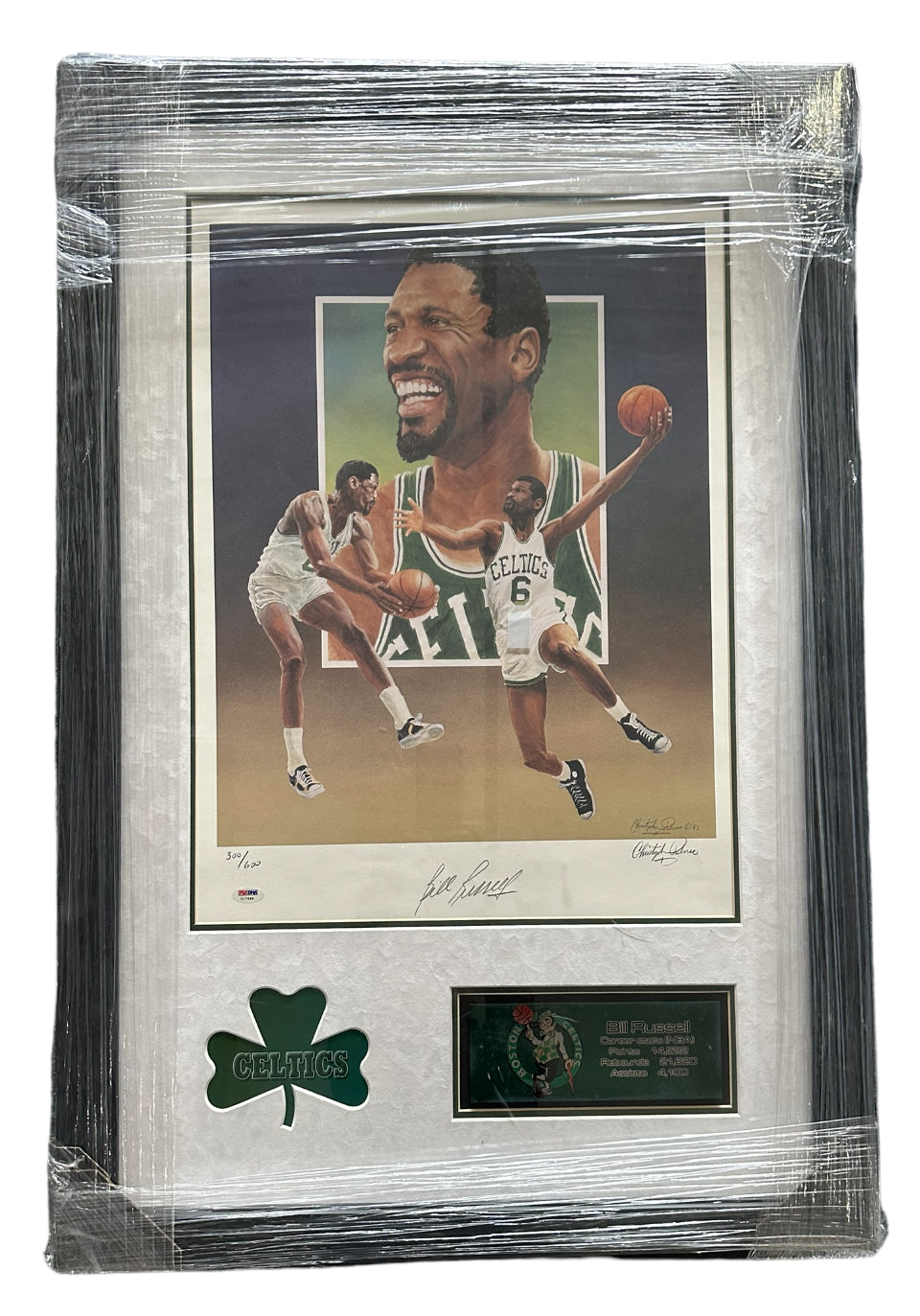 Boston Celtics - Bill Russell Autographed 300/600