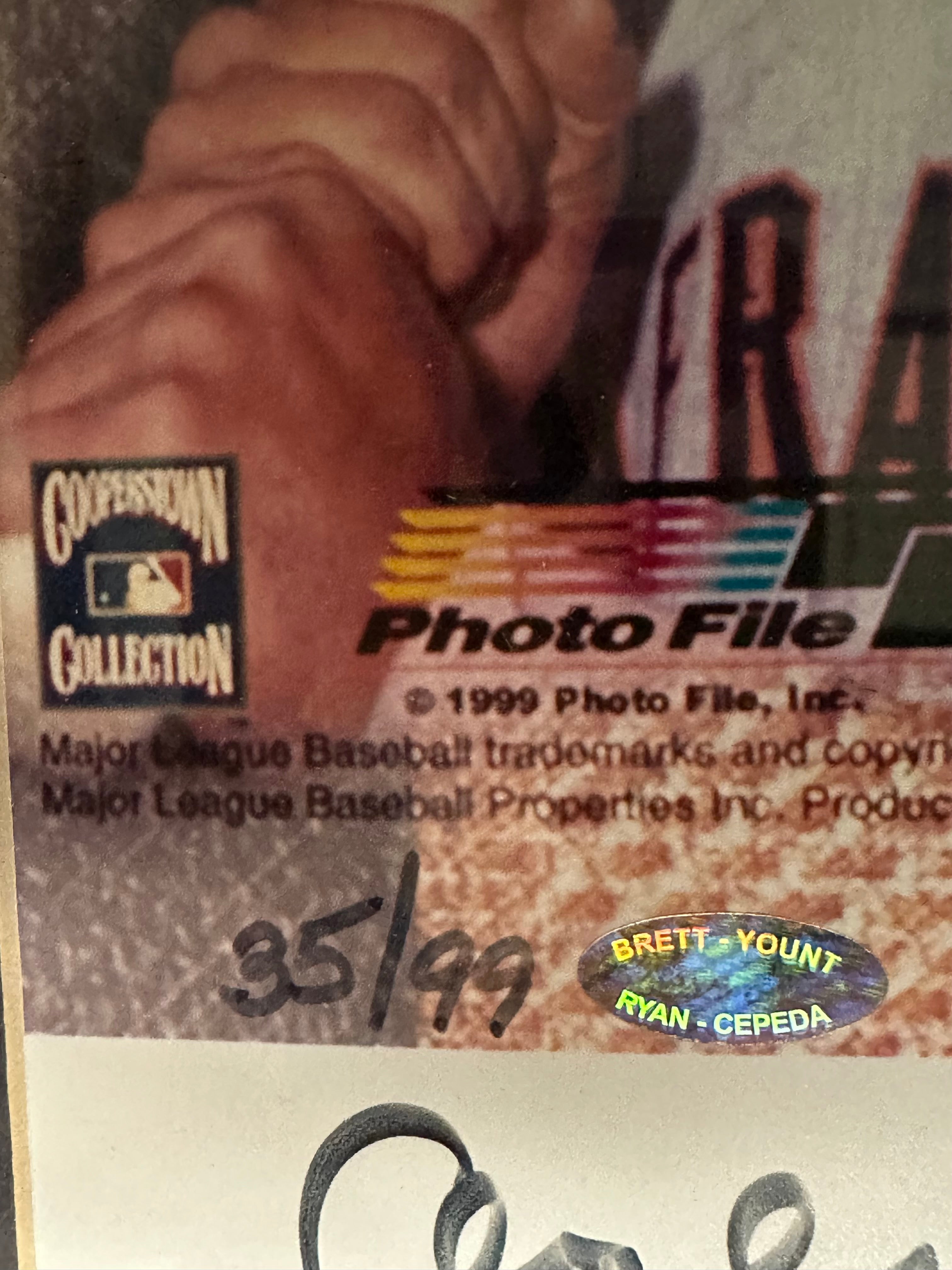 Baseball Class of 1999 - 4 Autographs