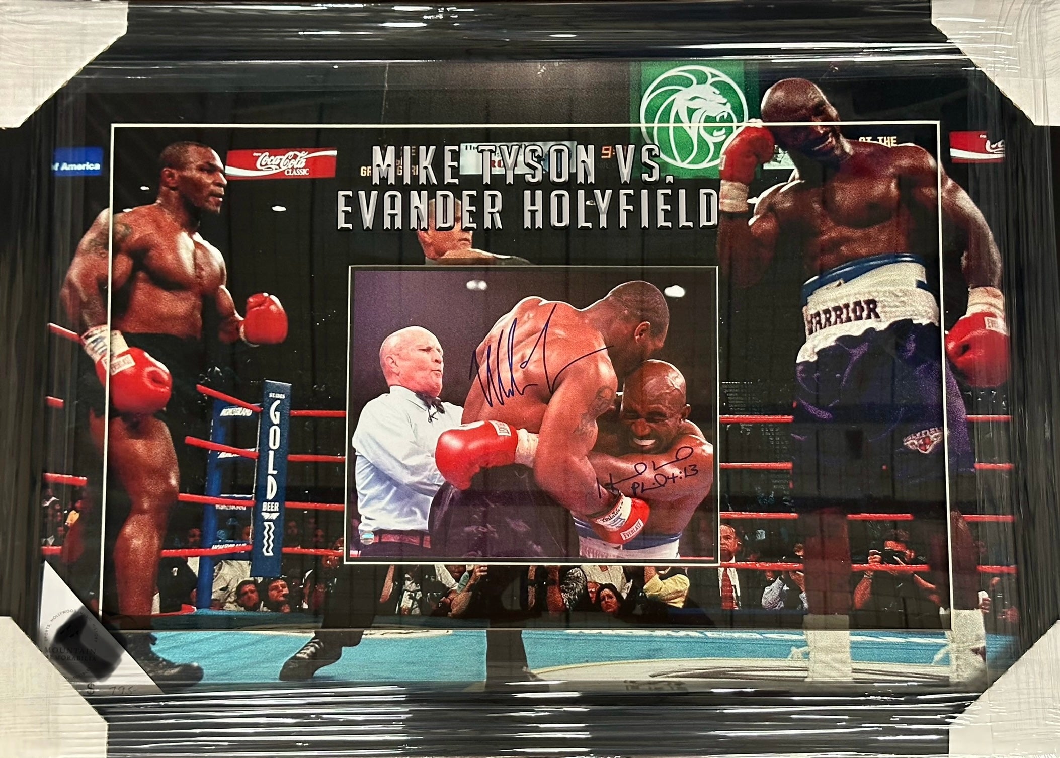 Boxing Heavyweight Champions - Tyson & Holyfield Autographed Collage