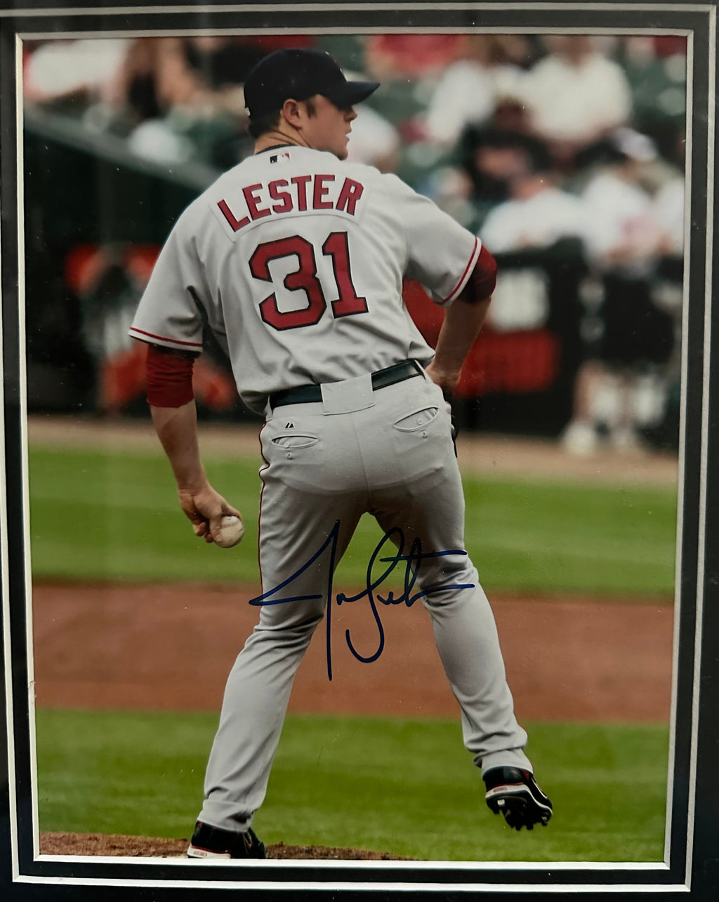 Boston Red Sox - Jon Lester Autographed 8x10