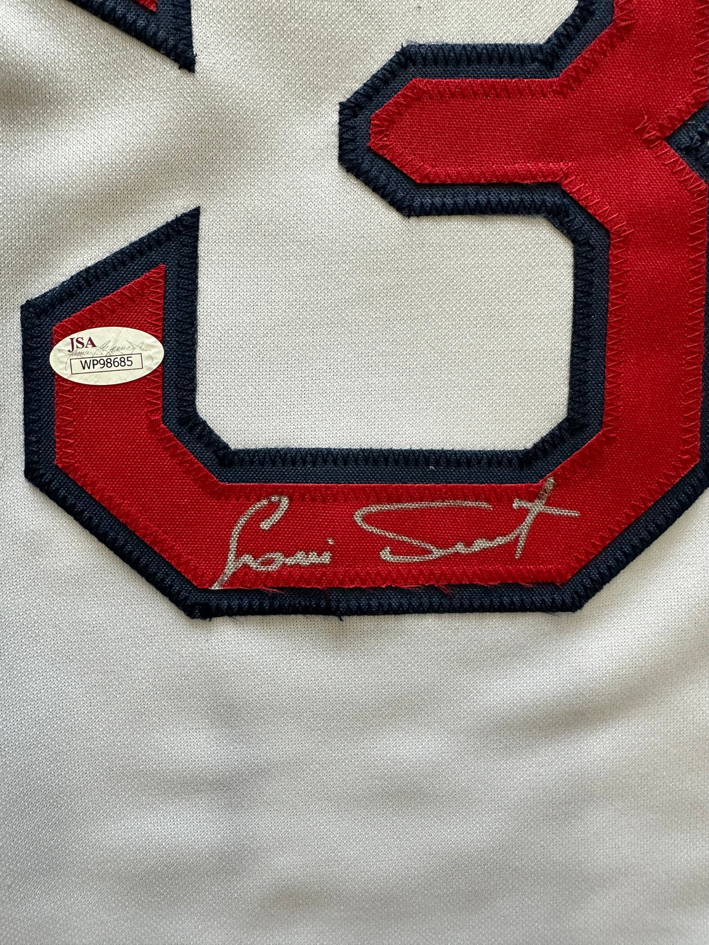 Boston Red Sox - Luis Tiant Autographed Baseball Jersey