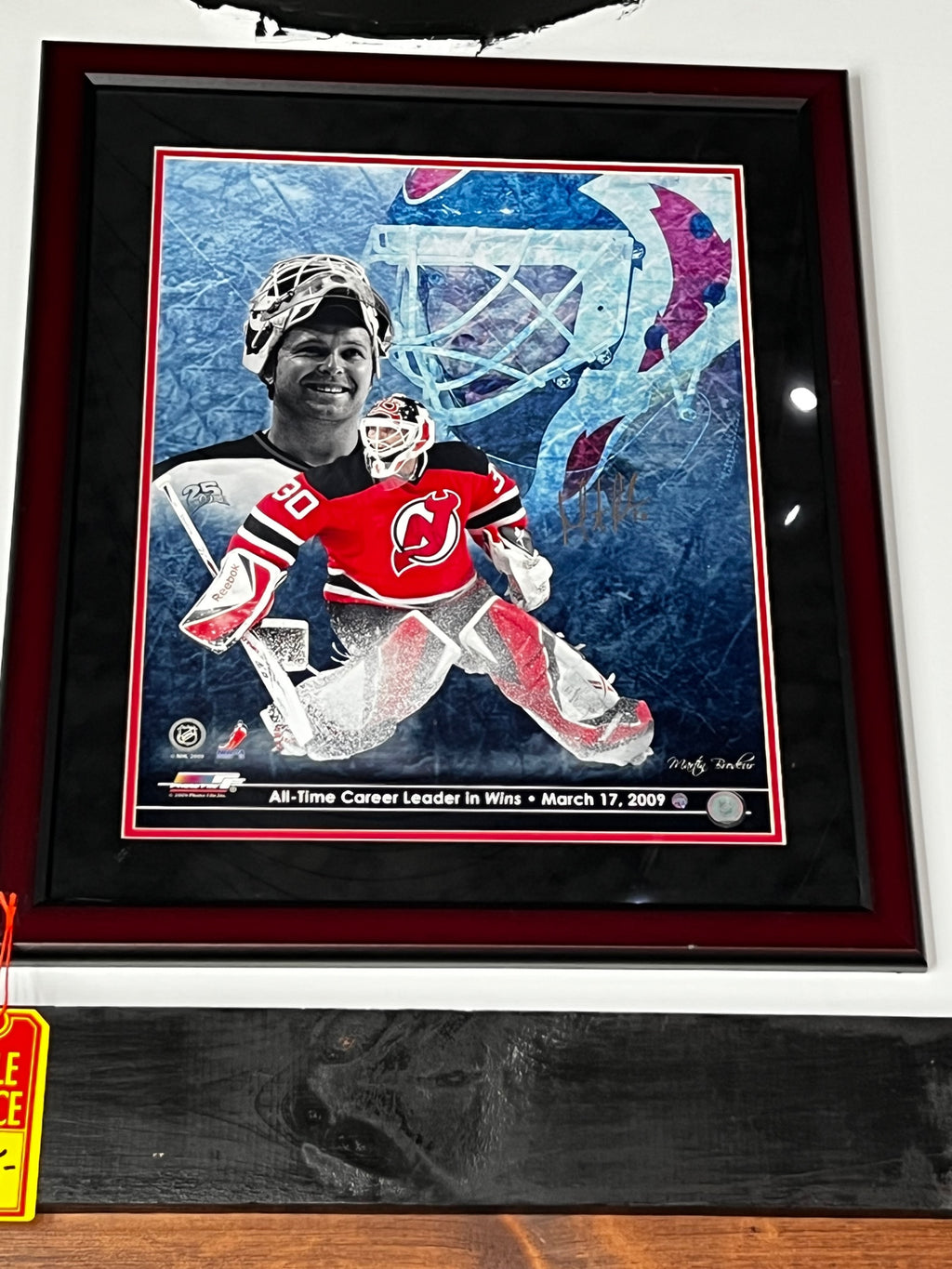 New Jersey Devils - Martin Brodeur Autographed
