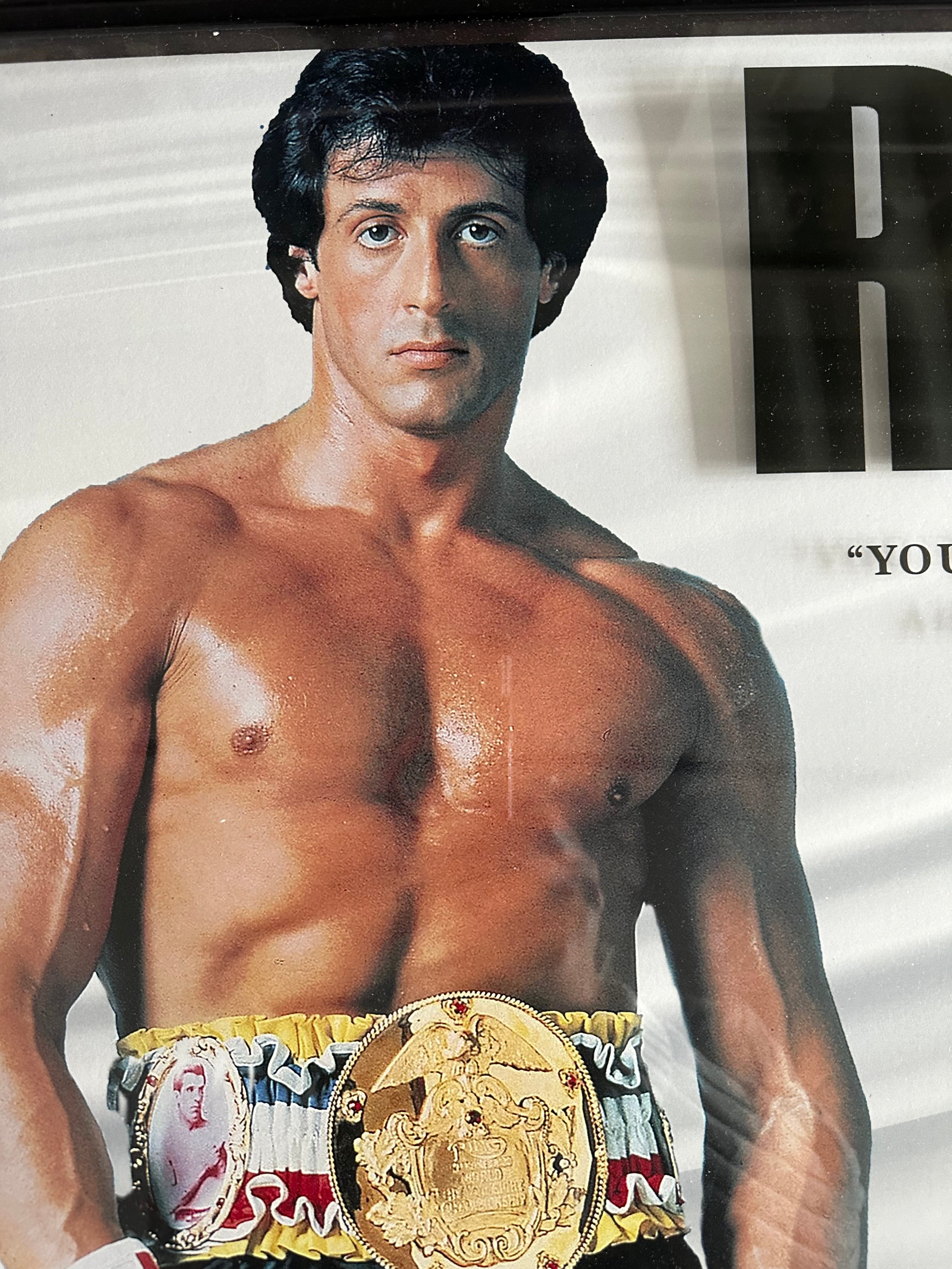 Rocky - Sylvester Stallone Facsimile signature with Quote