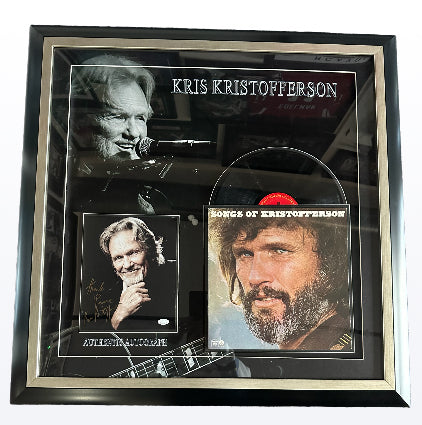 Kris Kristofferson Autographed with Album
