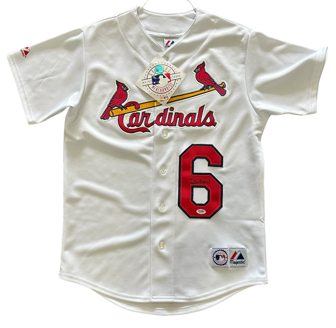 St Louis Cardinals - Stan Musial Autographed Baseball Jersey