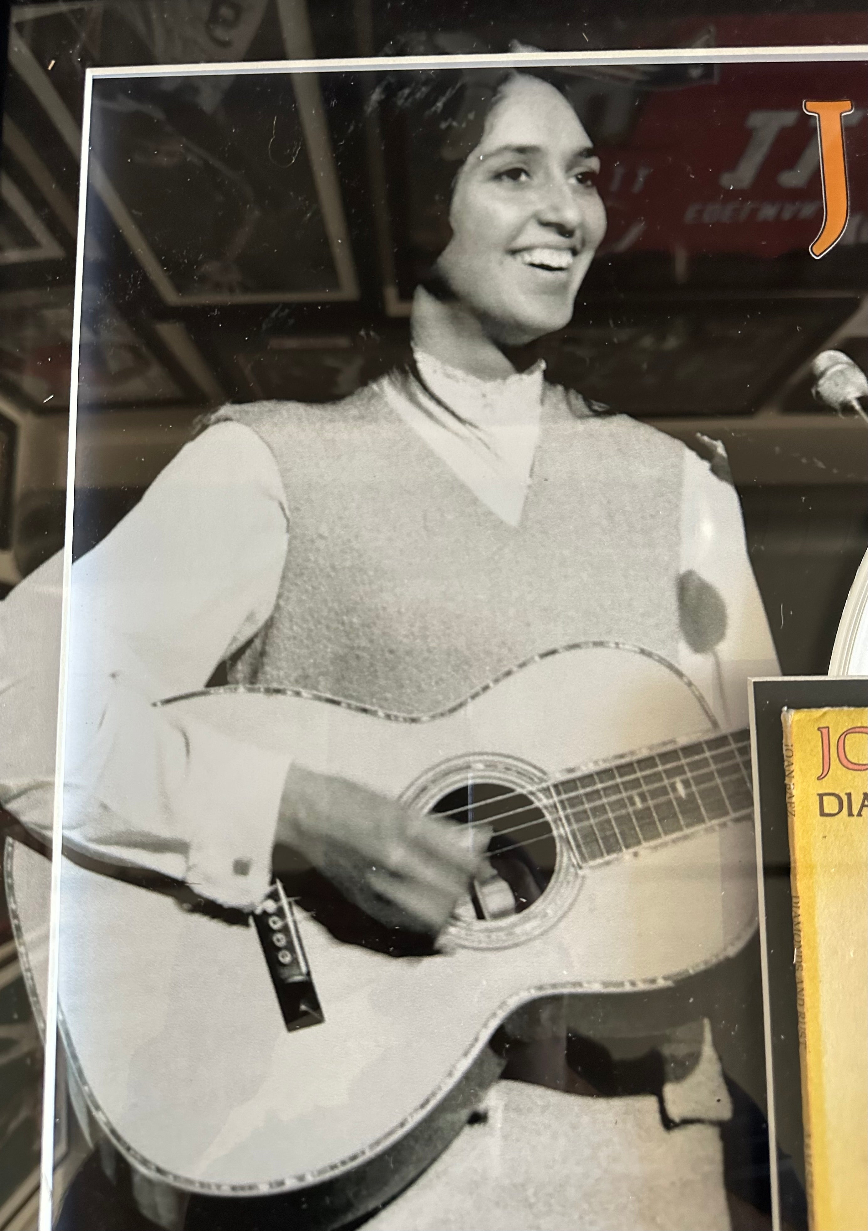 Joan Baez Autographed Record Album