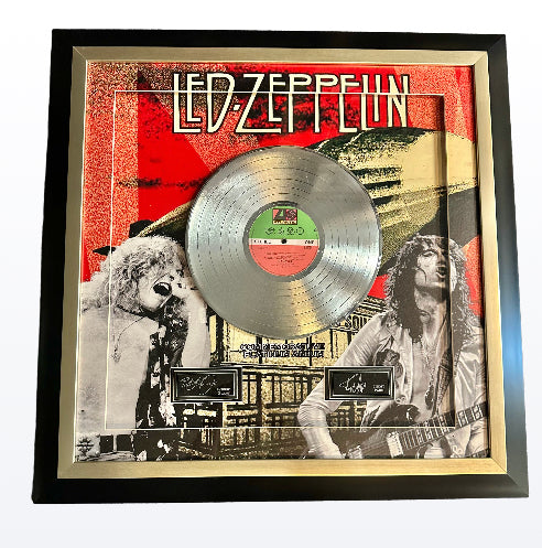 Led Zeppelin commemorative platinum album (Facsimile)