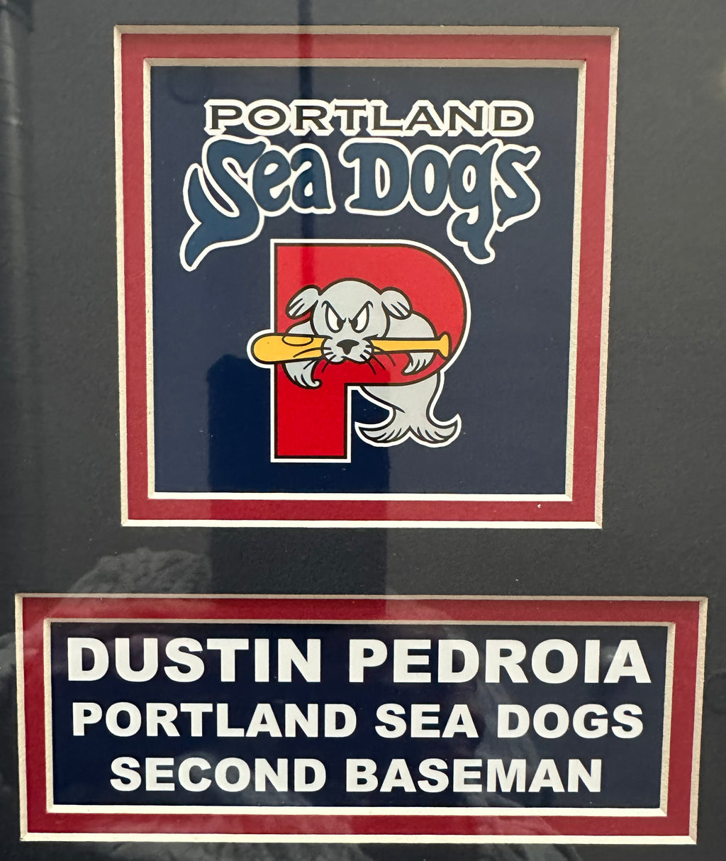 Portland Sea Dogs - Dustin Pedroia 8x10 Autographed Photo