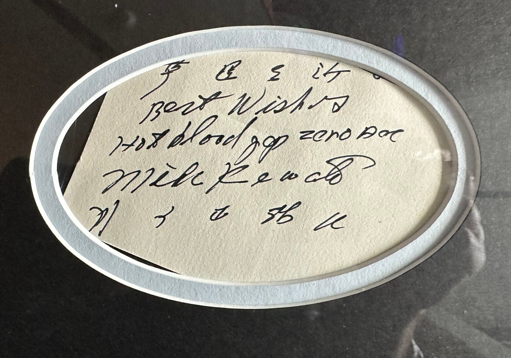 Pappy Boyington & Japanese autographed cut