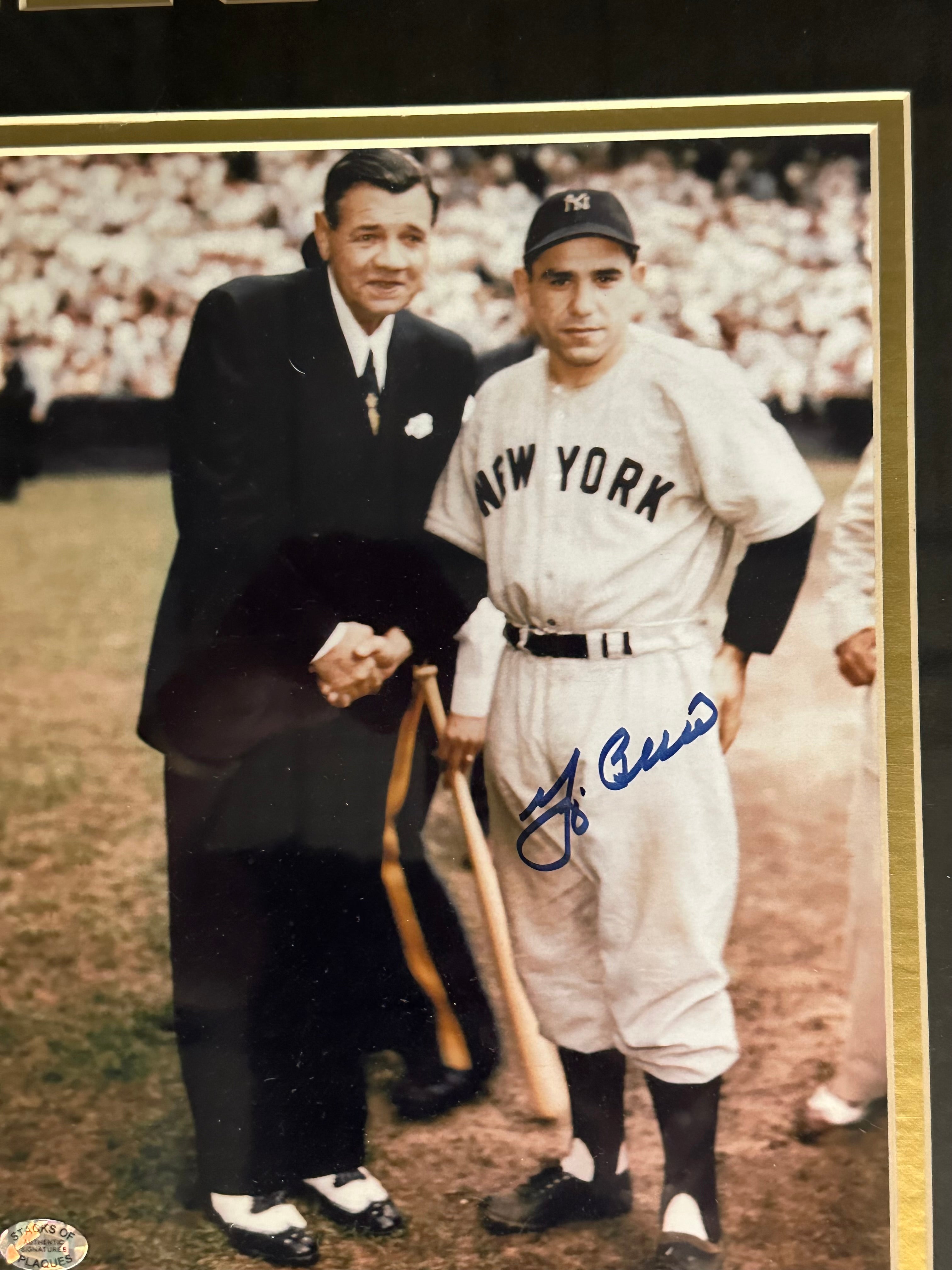 Yankees Legends - Yogi Berra and Don Larson Autographed