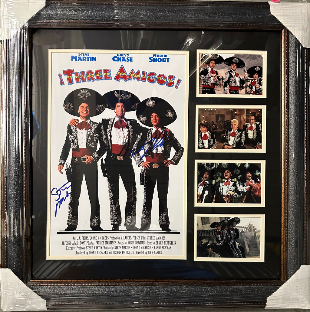 The Three Amigos with Martin and Short Autographs