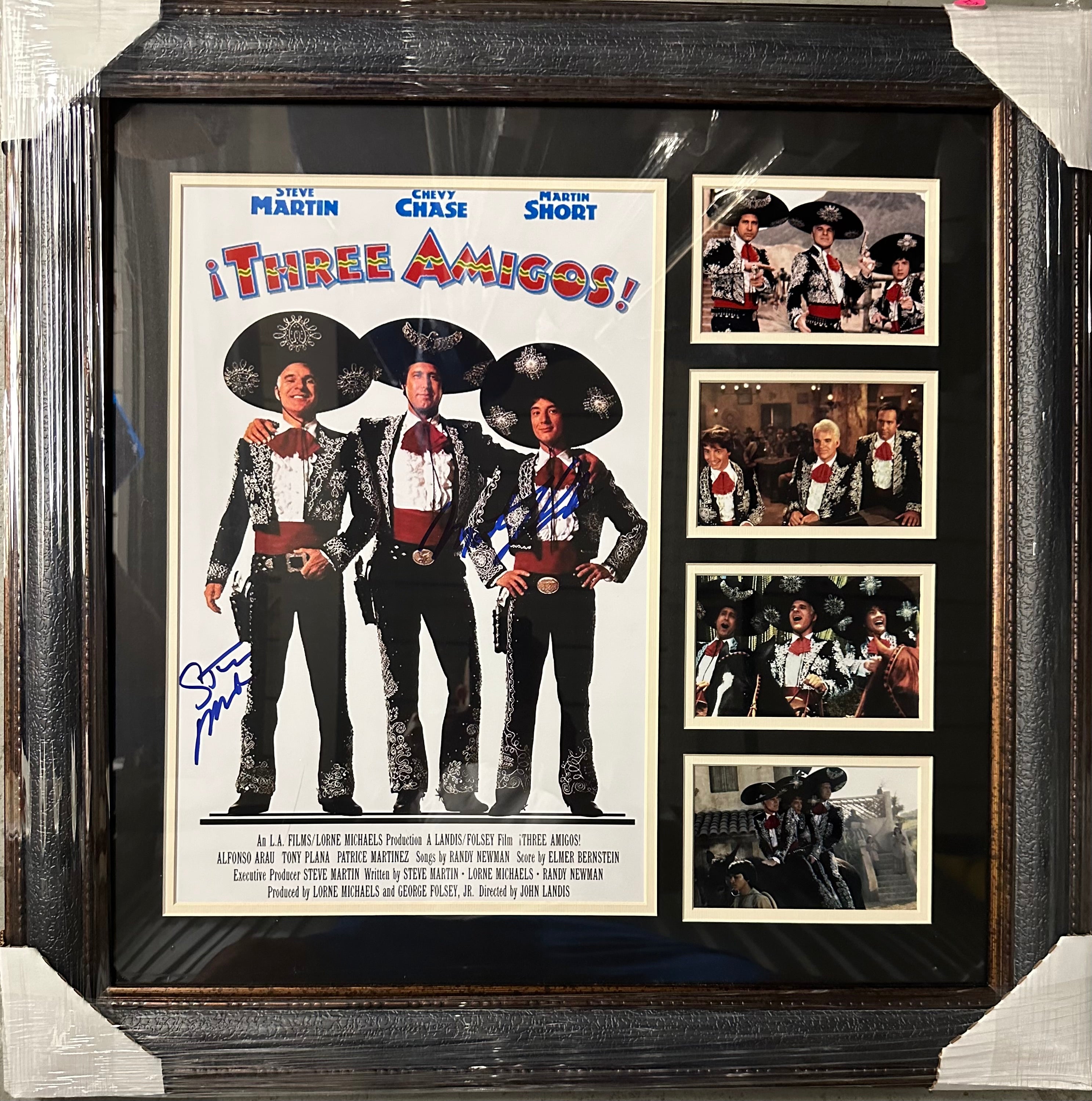 The Three Amigos with Martin and Short Autographs