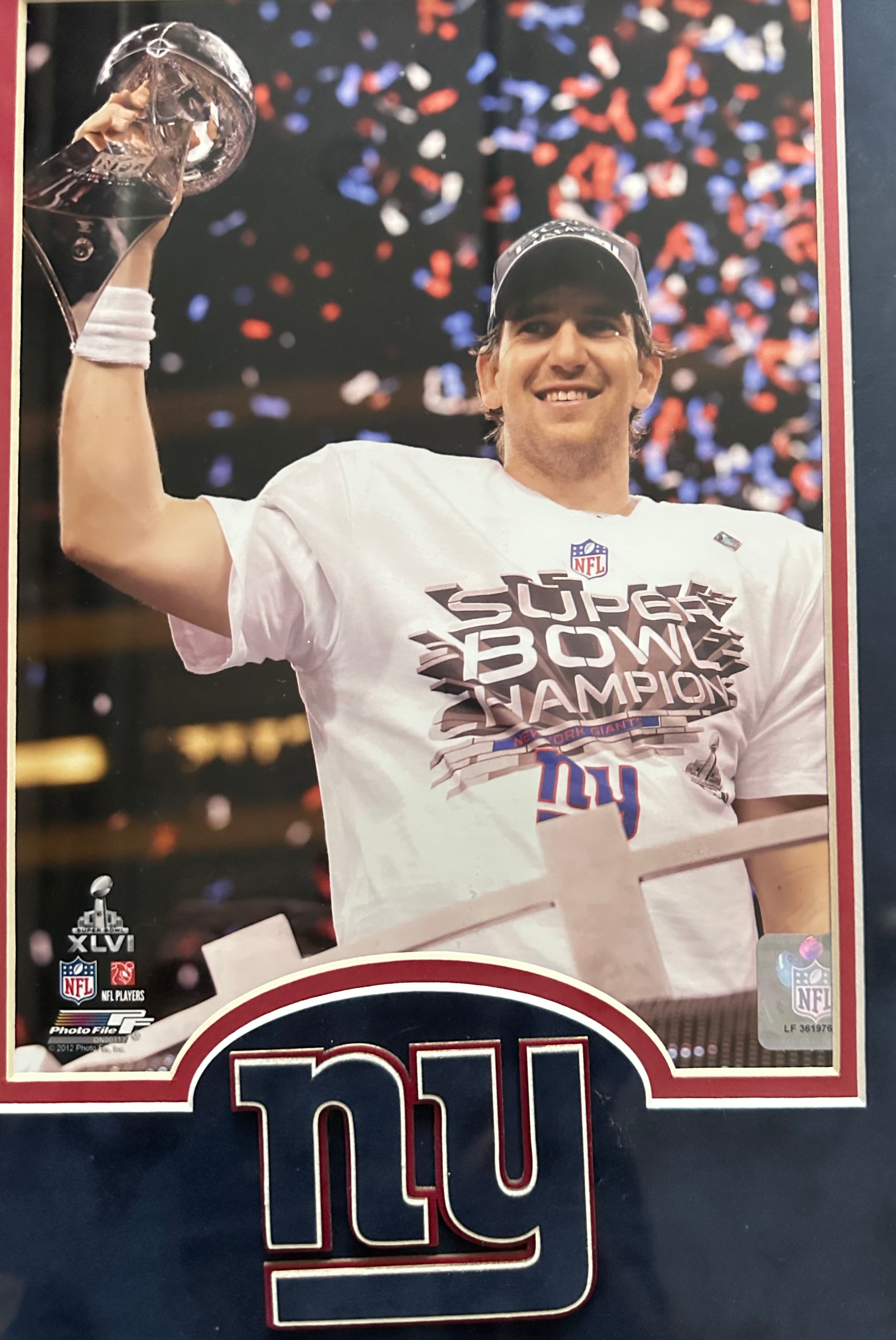 New York Giants - Eli Manning Autographed