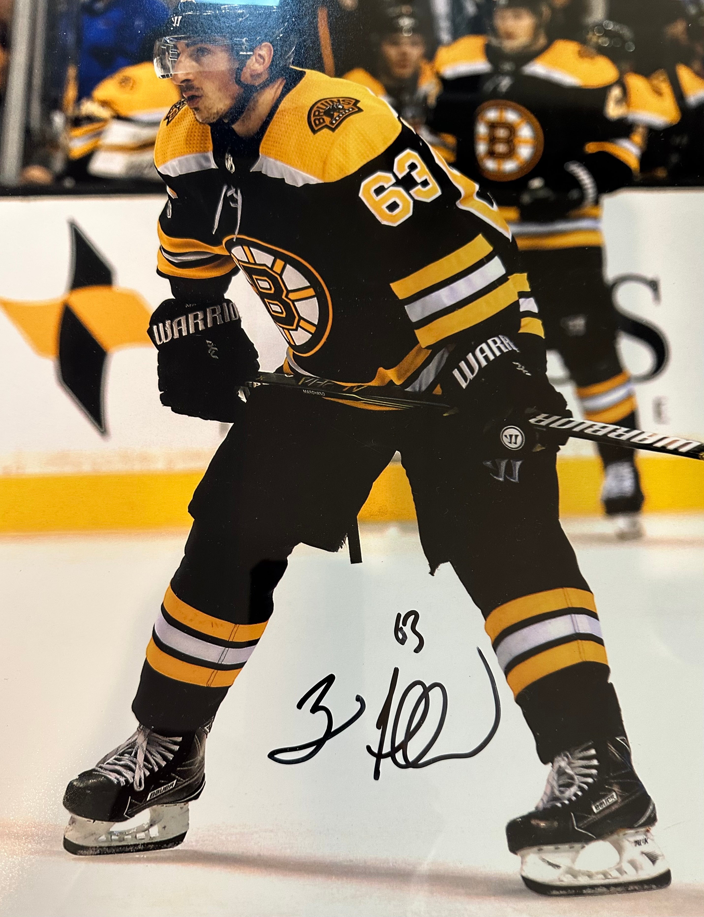 Boston Bruins Brad Marchand signed photo