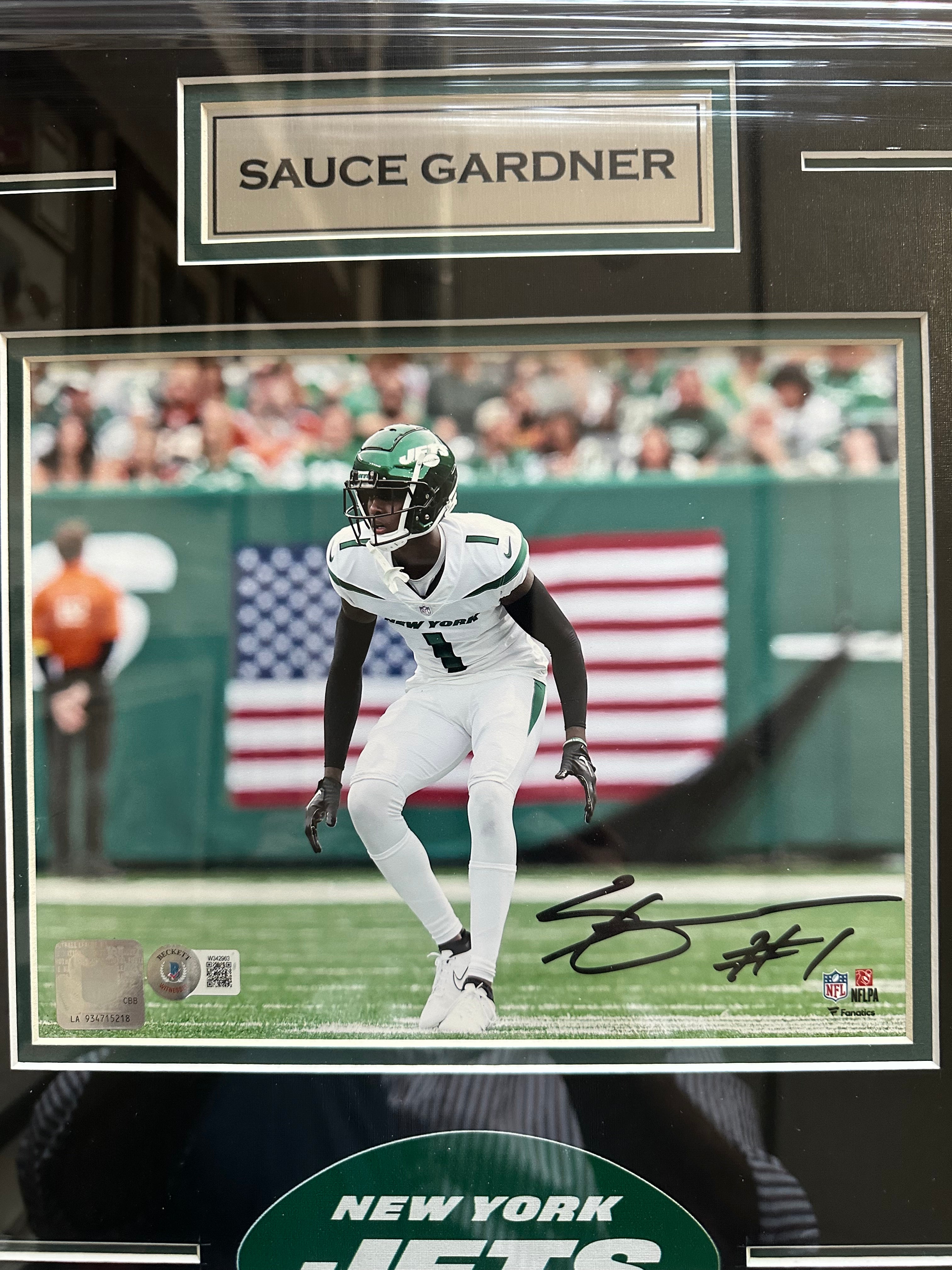 NY Jets - Ahmad "Sauce" Gardner Autographed