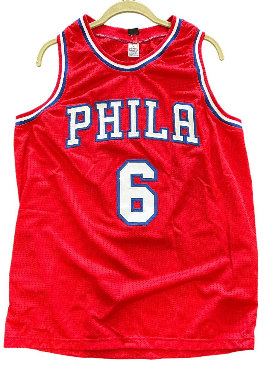 Philadelphia 76ers - Julius Erving  ("Dr. J") Autographed Jersey