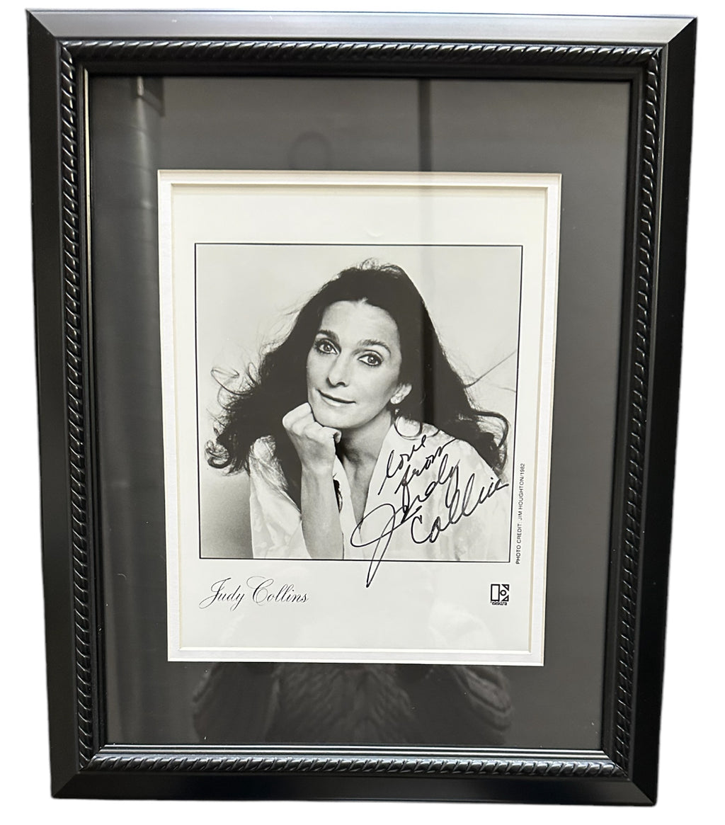 Judy Collins B&W Autographed Photo