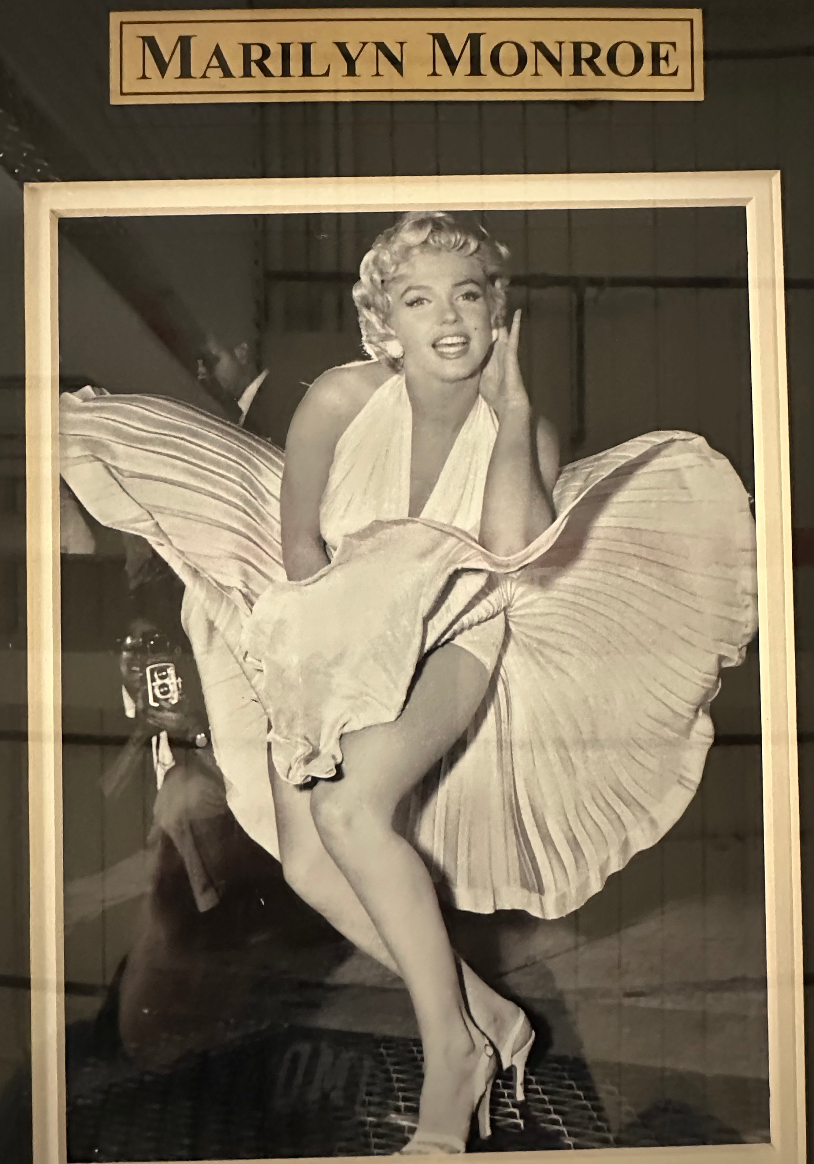 Marilyn Monroe with Replica of Hollywood Star and Legendary Signature